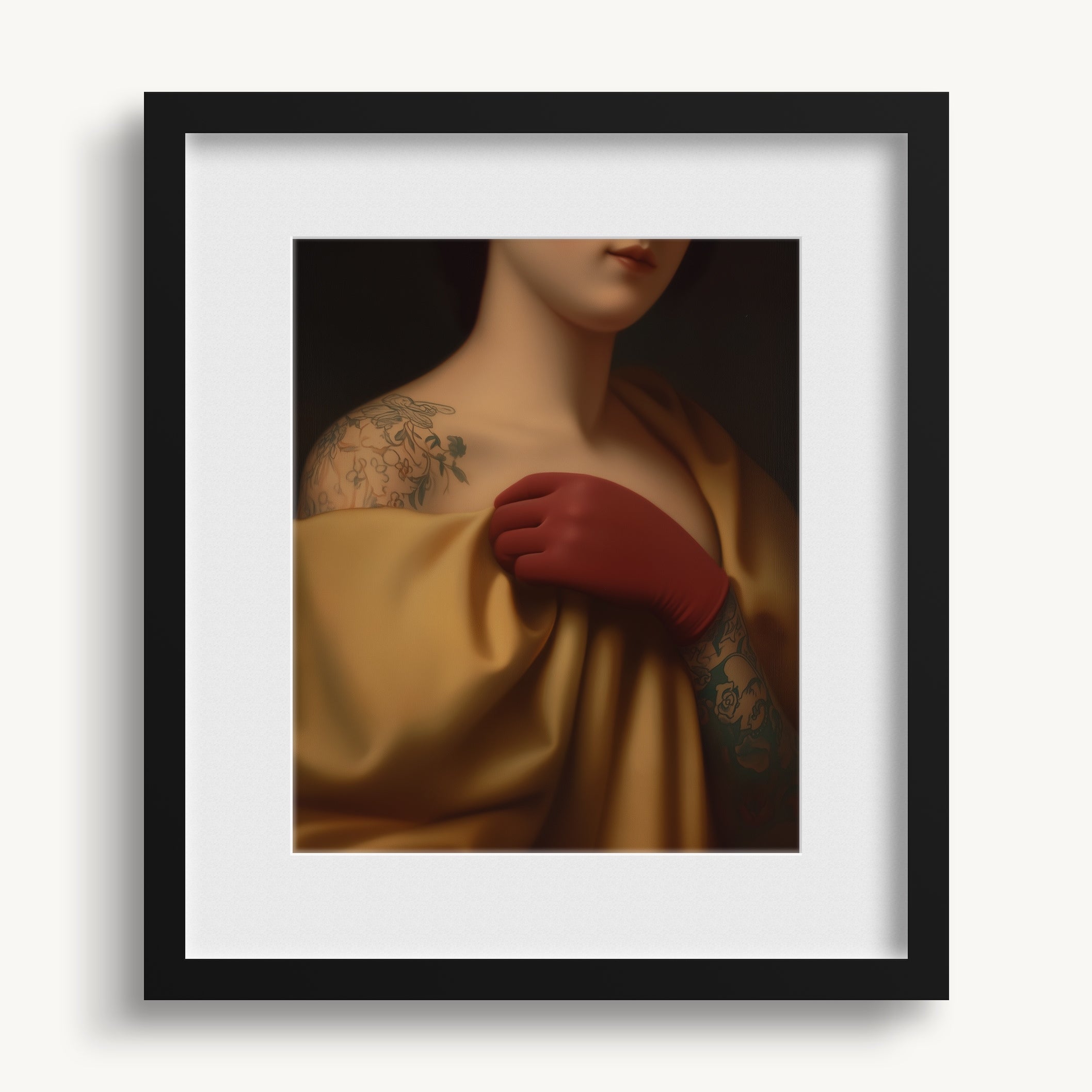 "RED GLOVE" WALL ART