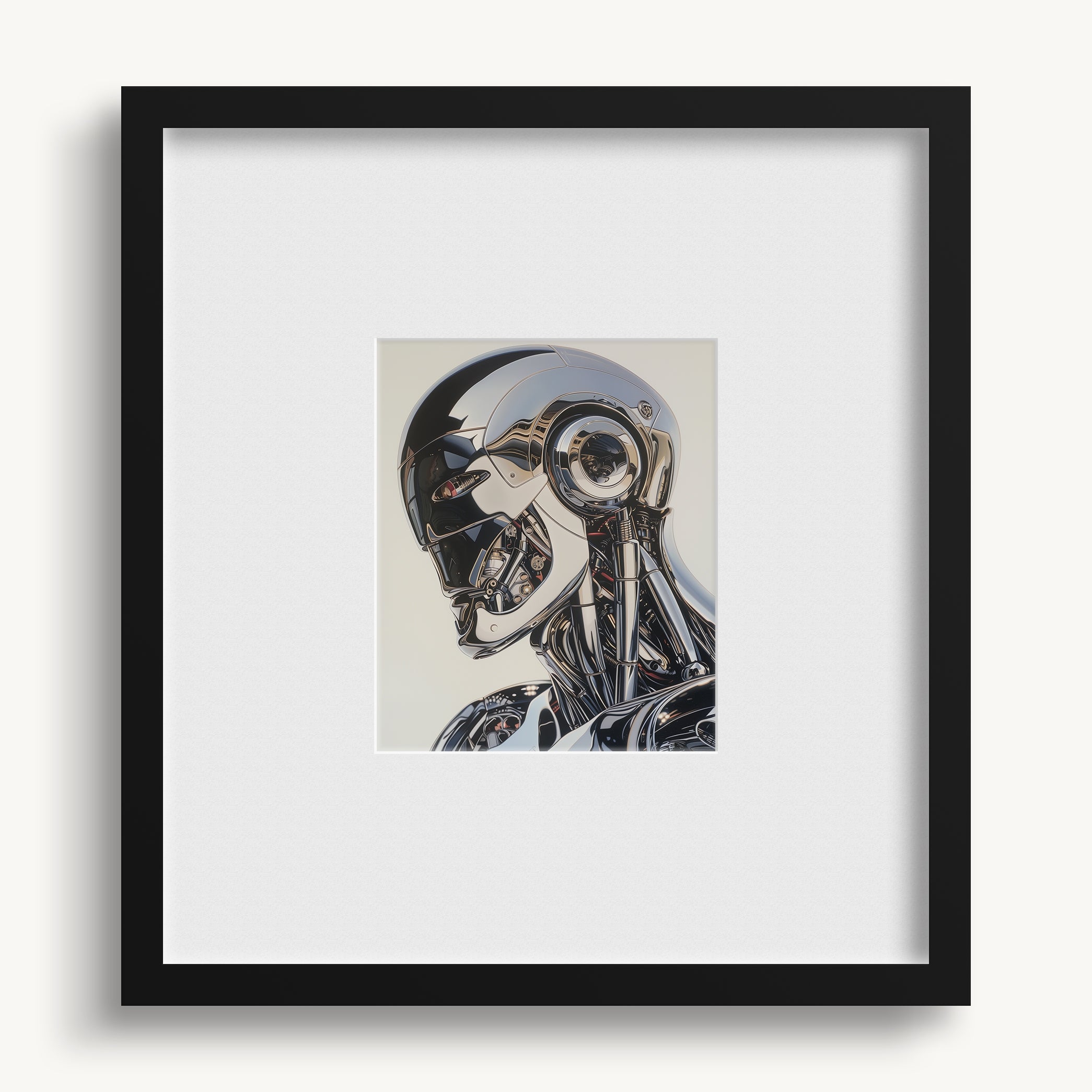 "CYBER FACE" WALL ART