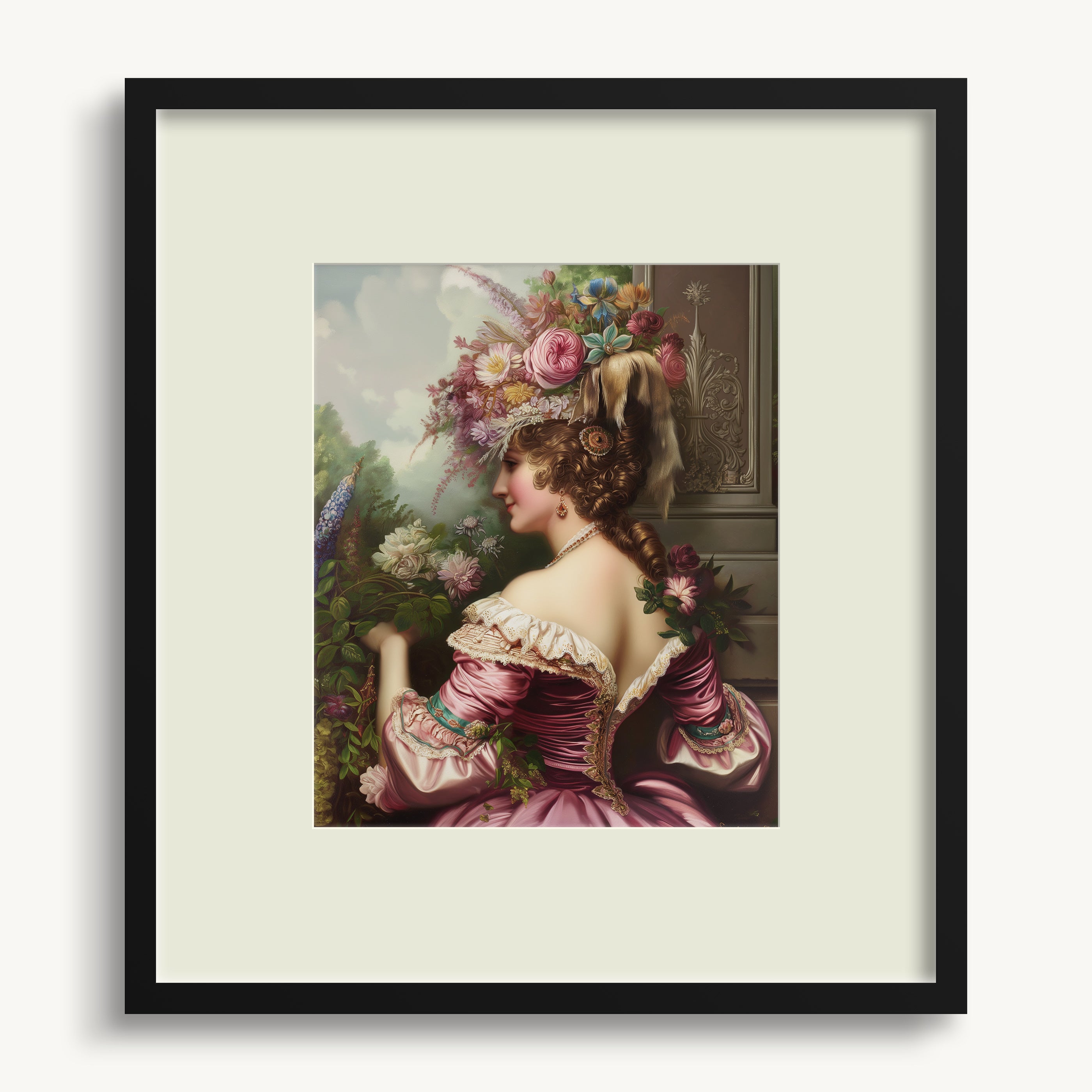 Aristocrate des Fleurs WALL ART