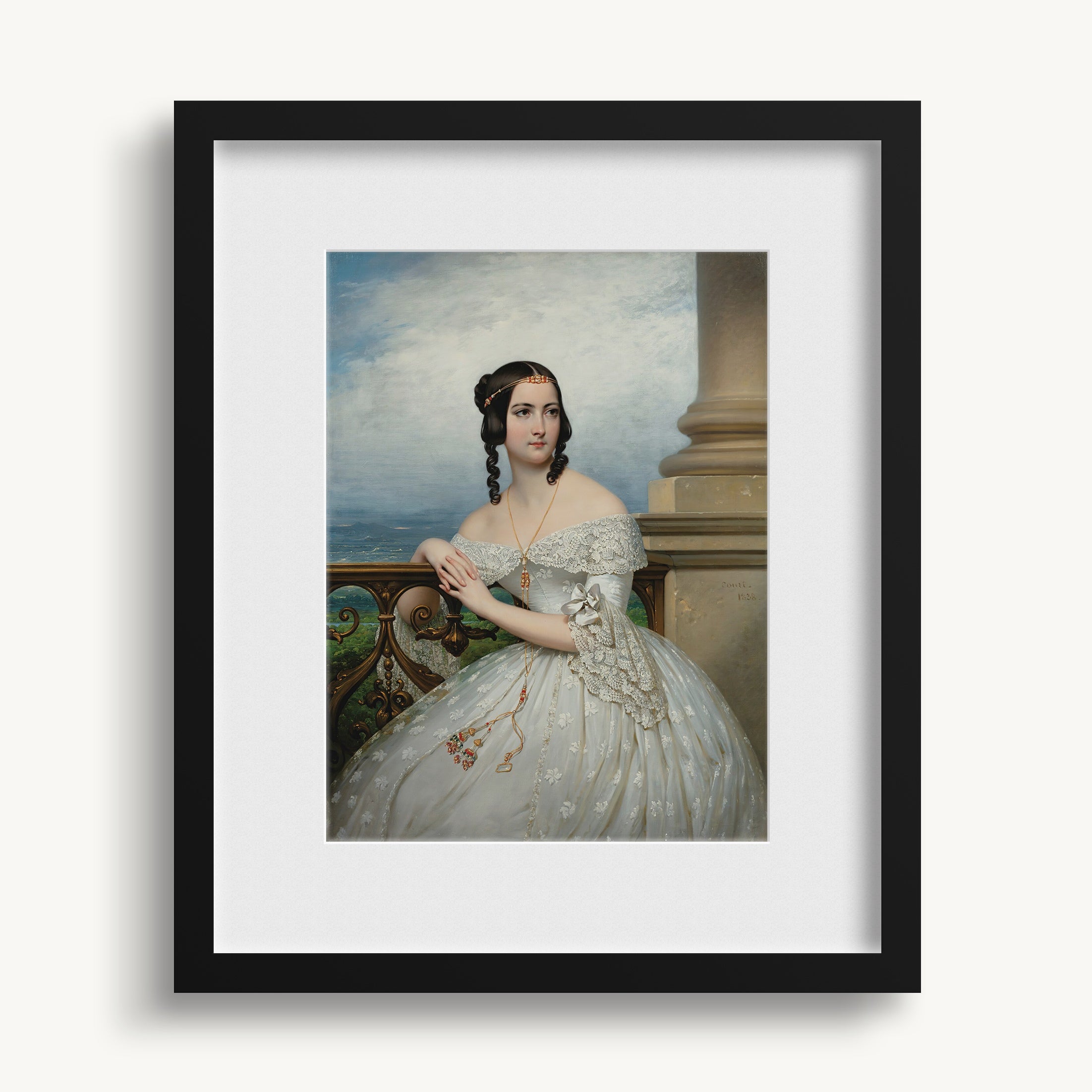 "Portrait of Miss White" WALL ART