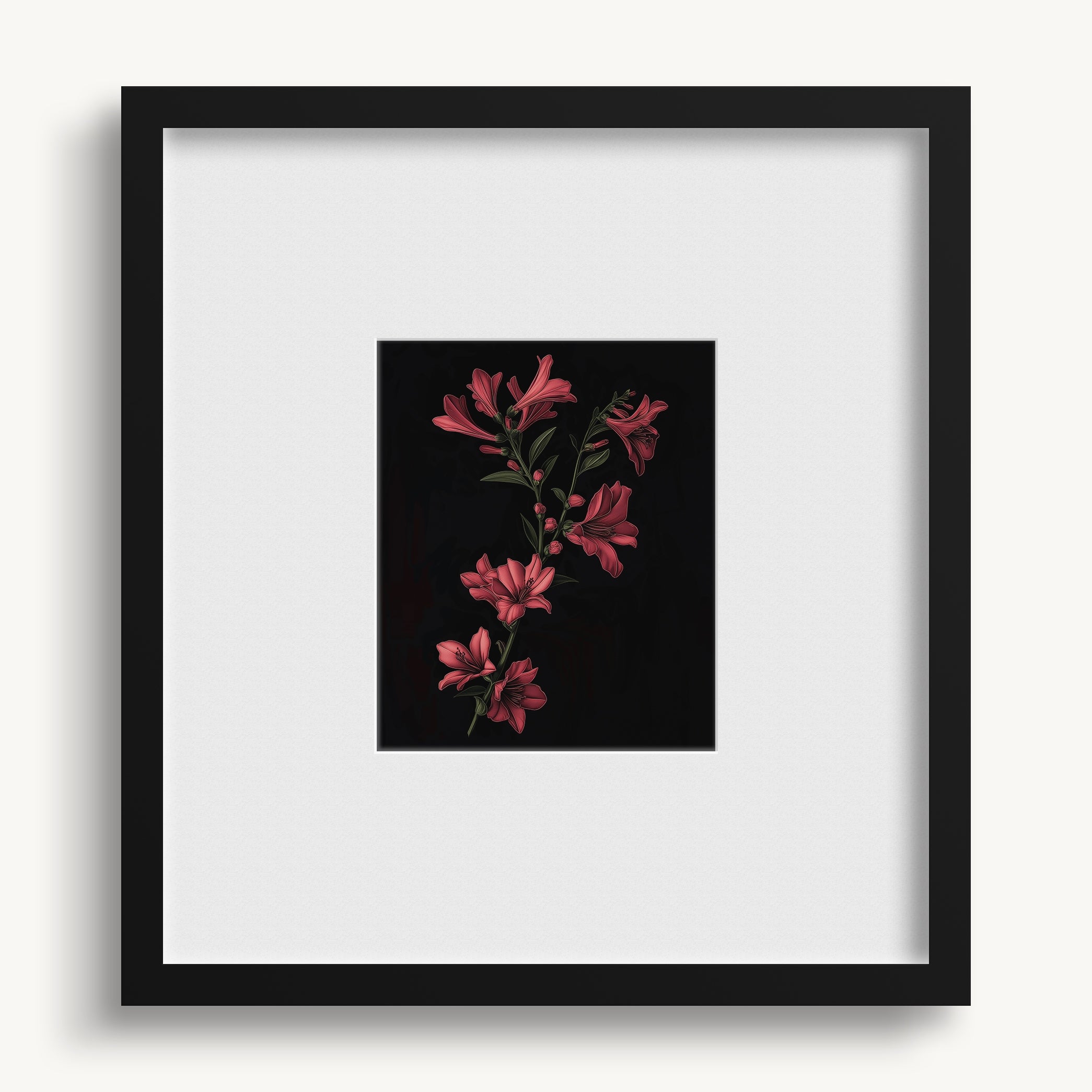 "BLOOM NOCTURNE 3" WALL ART