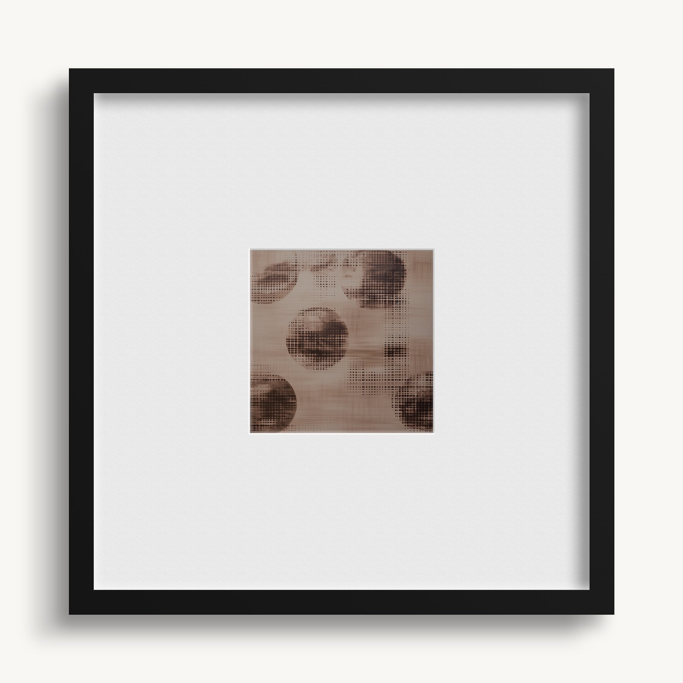 "MIRAGE ACAJOU 2" WALL ART