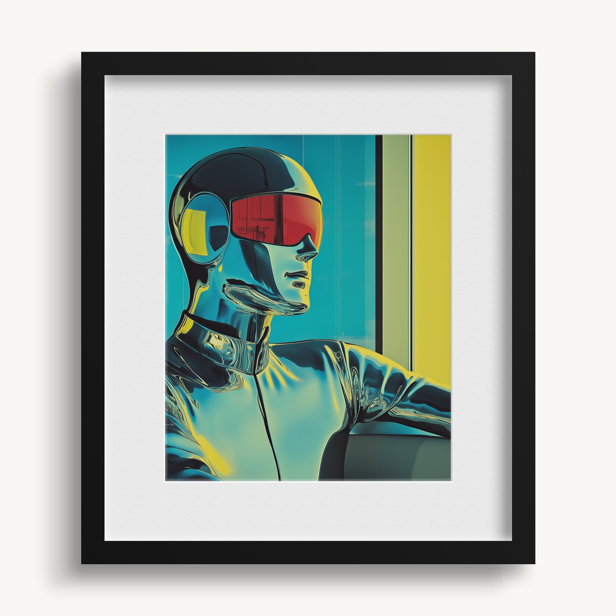 "CYBORG DDR" WALL ART