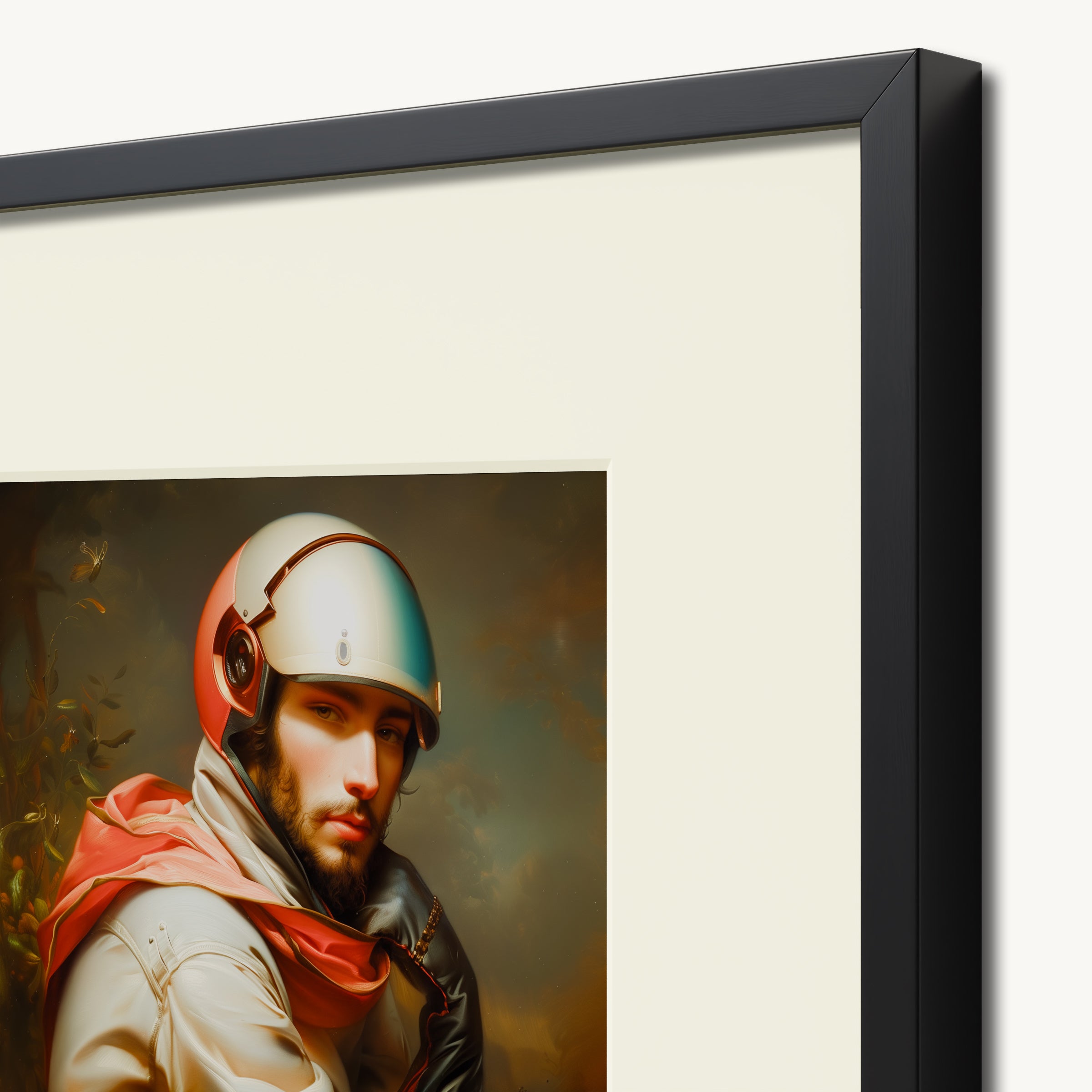 Futuristic Pilot Portrait WALL ART