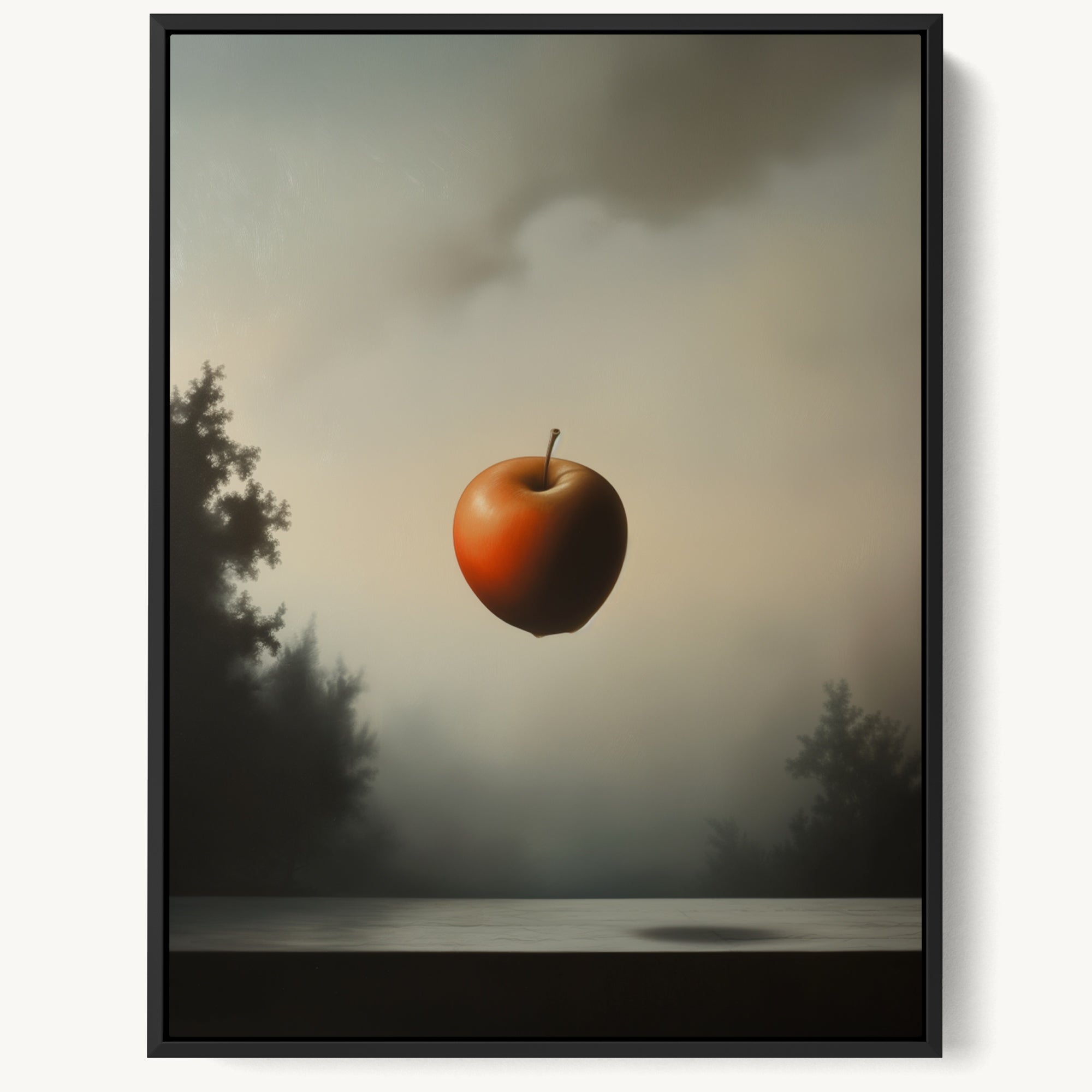 "FLOATING APPLE" WALL ART 3x4