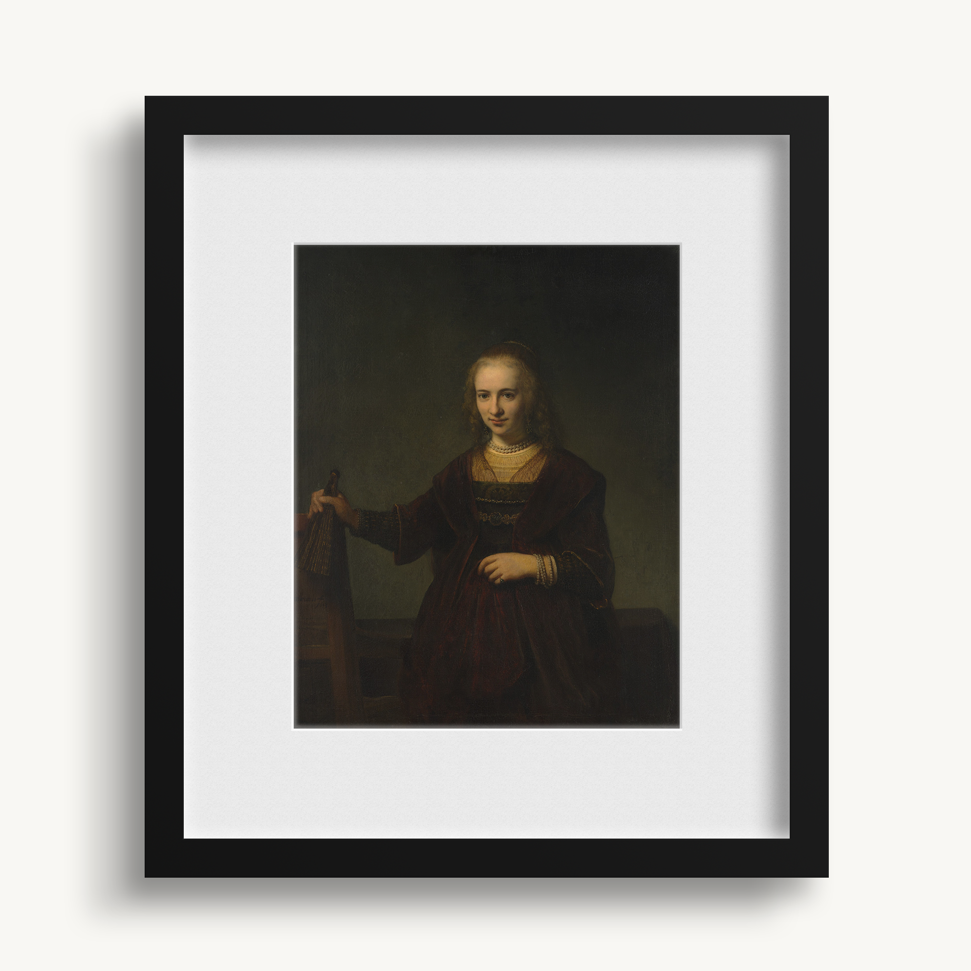 "Portrait of a Woman" WALL ART