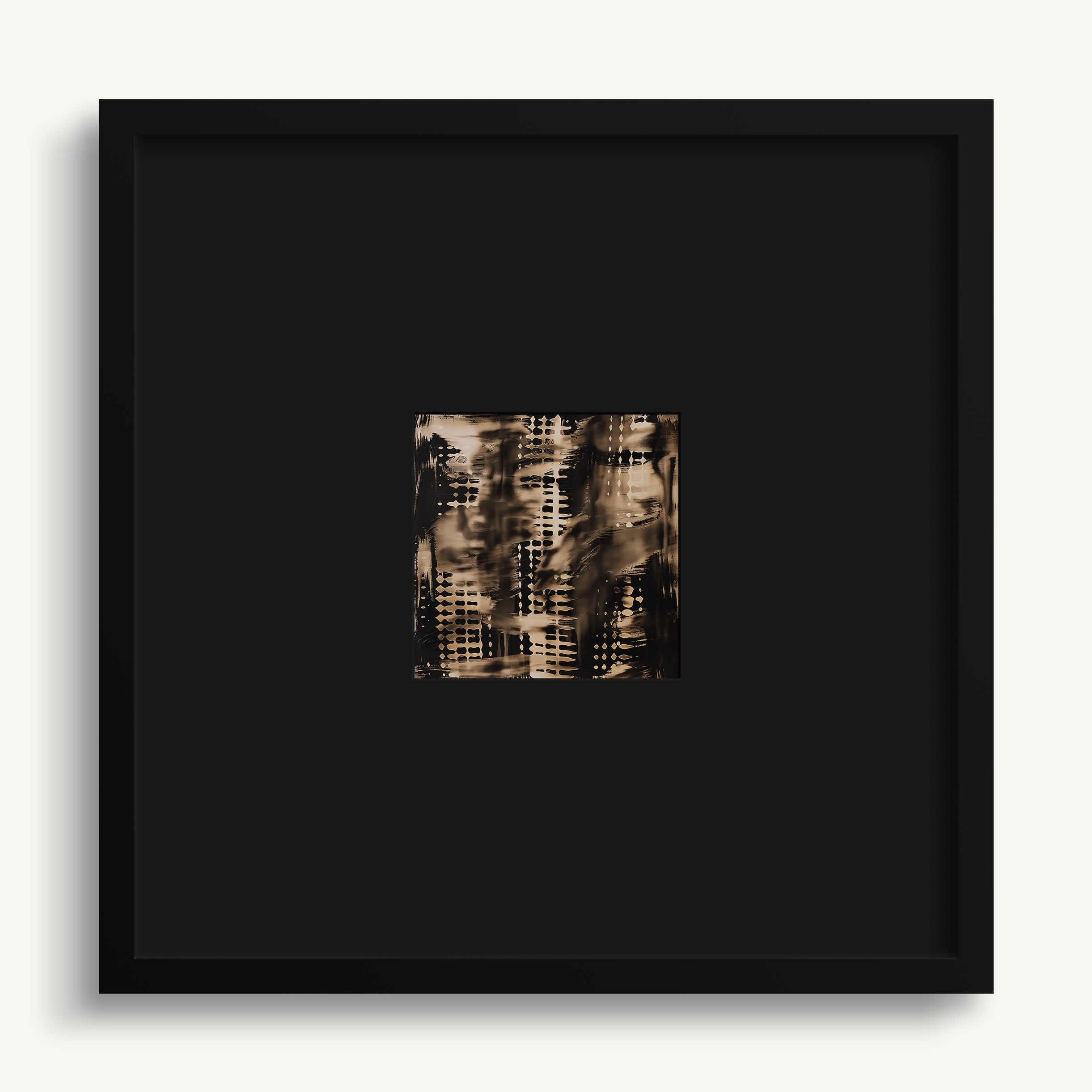 "MIDNIGHT GOLD 3" WALL ART