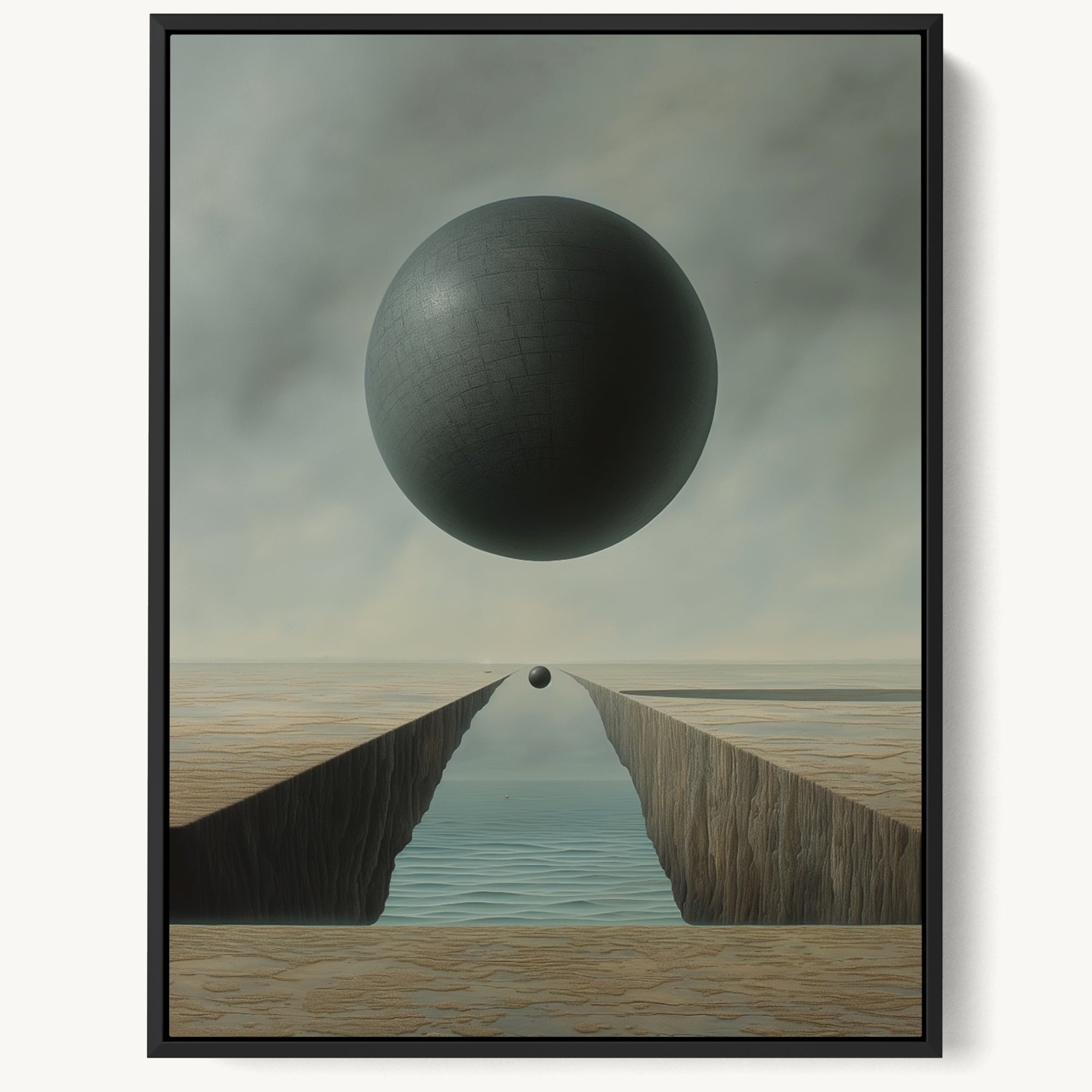 "DISTANT SPHERE" WALL ART 3x4