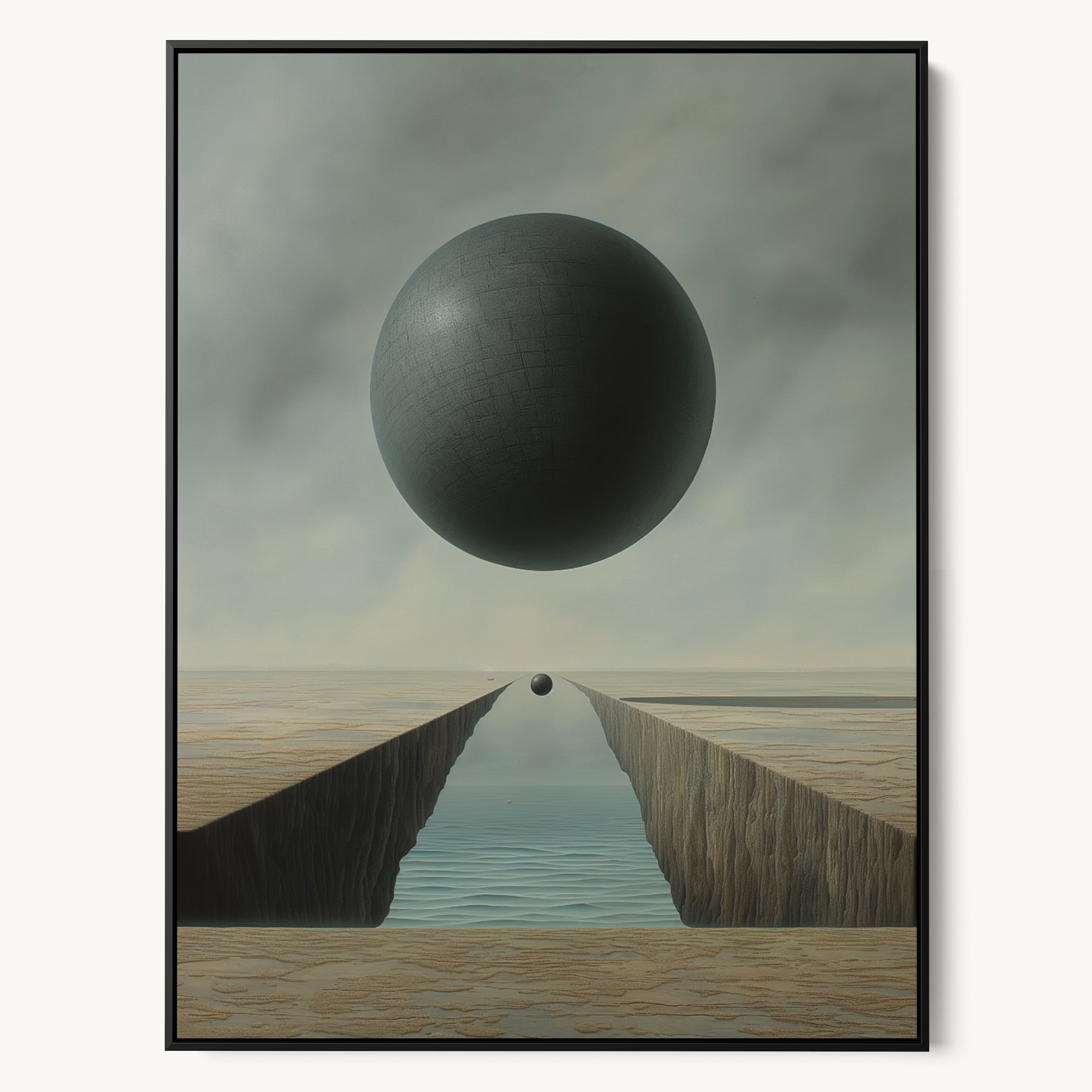 "DISTANT SPHERE" WALL ART 3x4