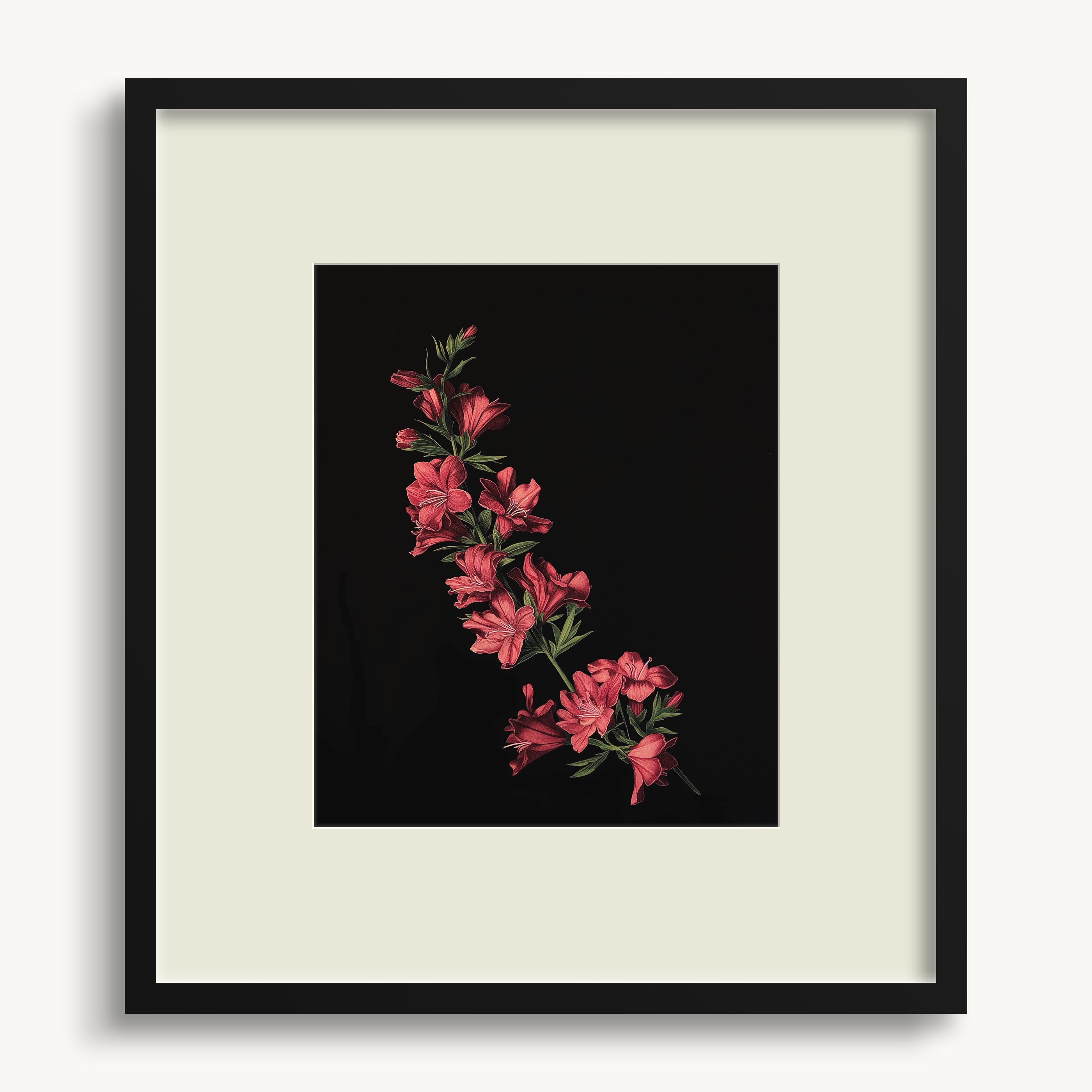 Floral Verticality WALL ART