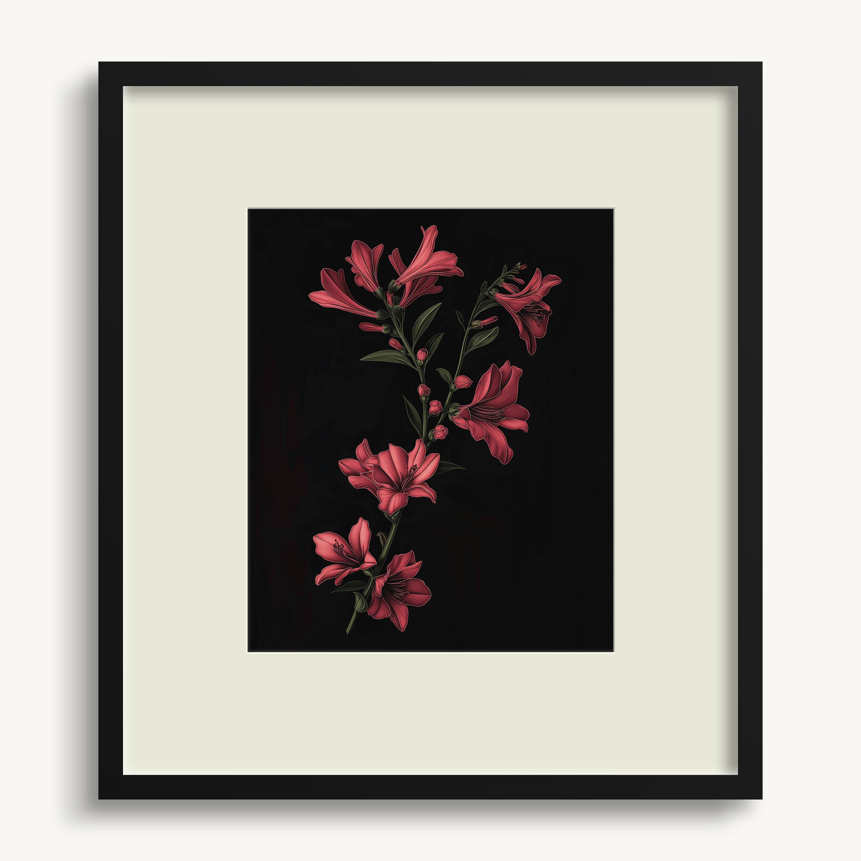 Floral Verticality 3 WALL ART