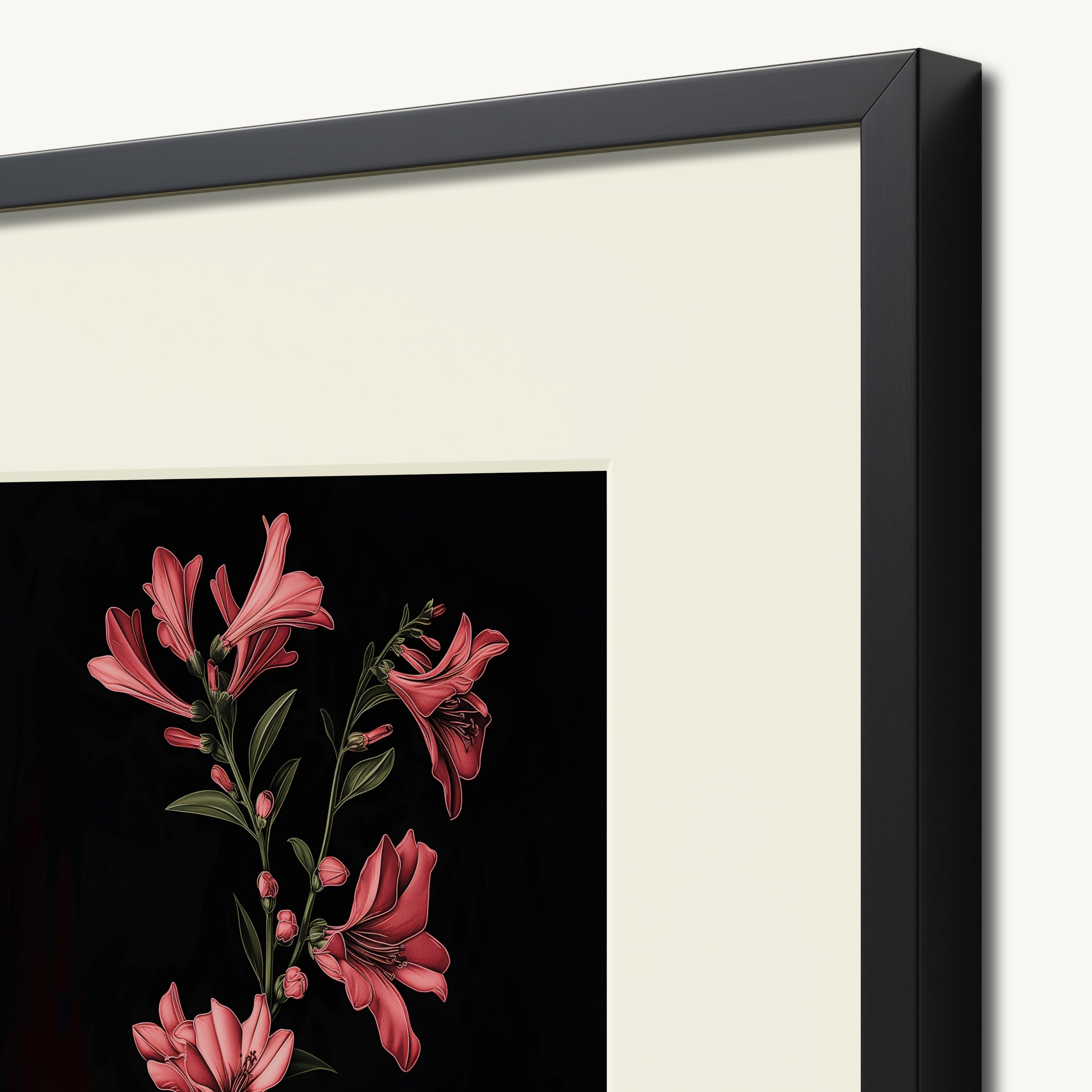 Floral Verticality 3 WALL ART