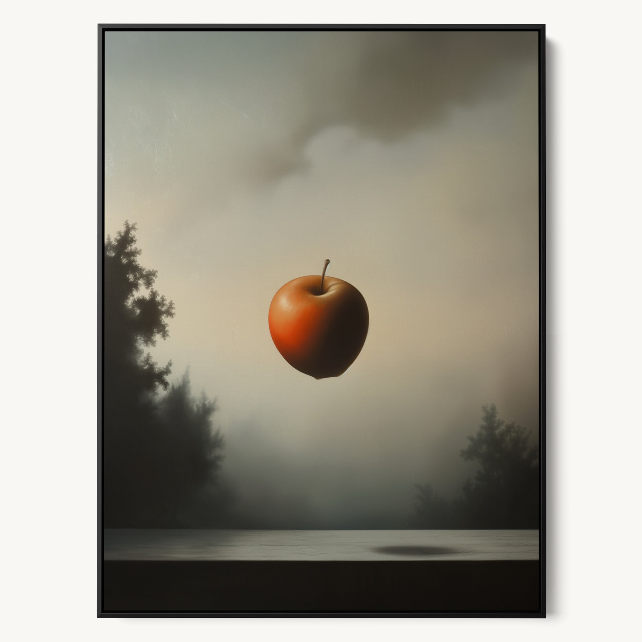 "FLOATING APPLE" WALL ART 3x4