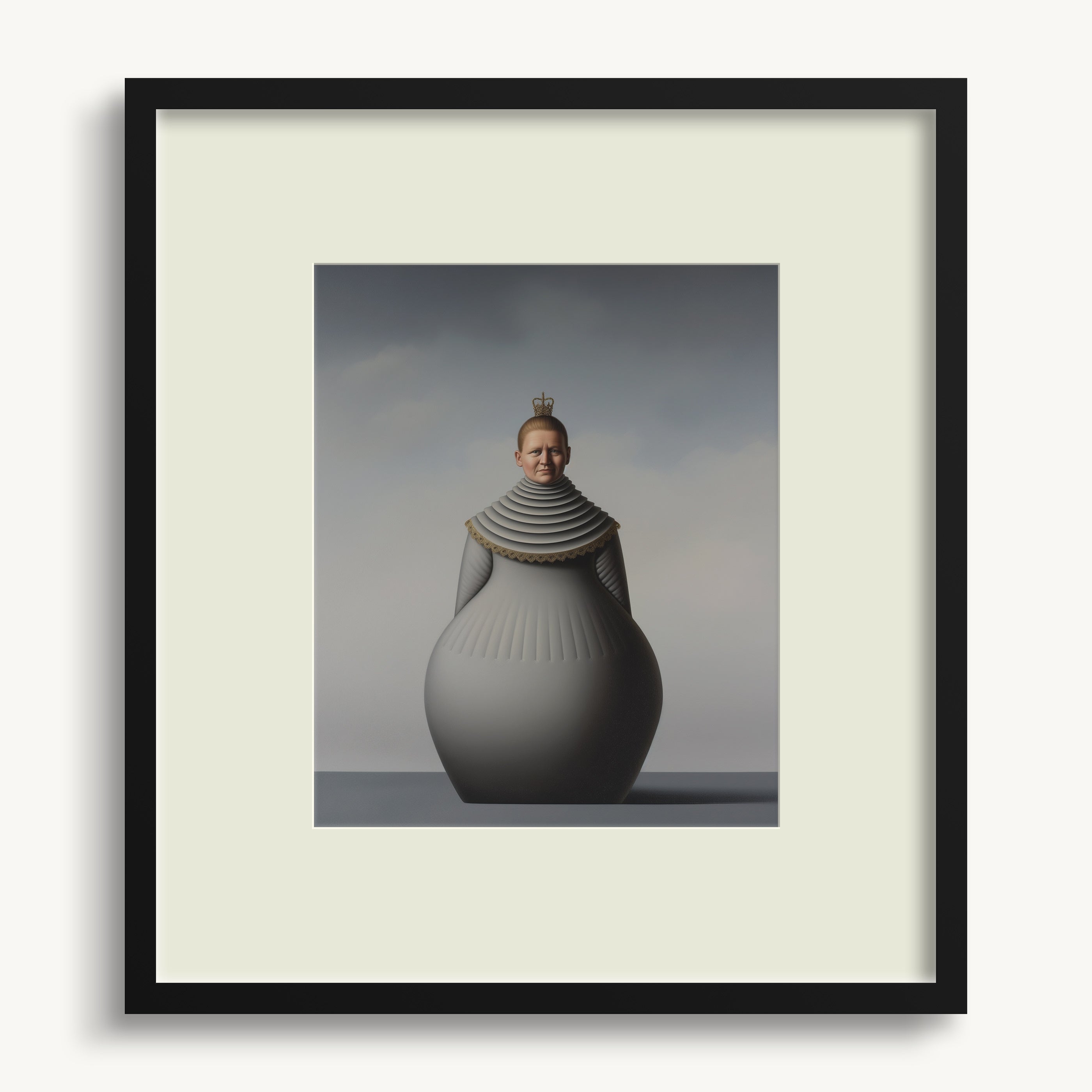 Surrealist Woman in a Vase WALL ART