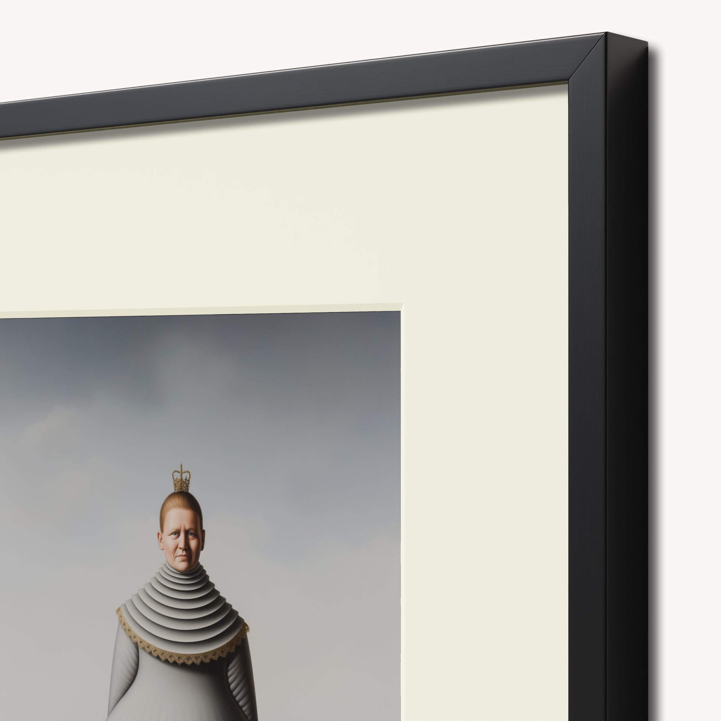 Surrealist Woman in a Vase WALL ART