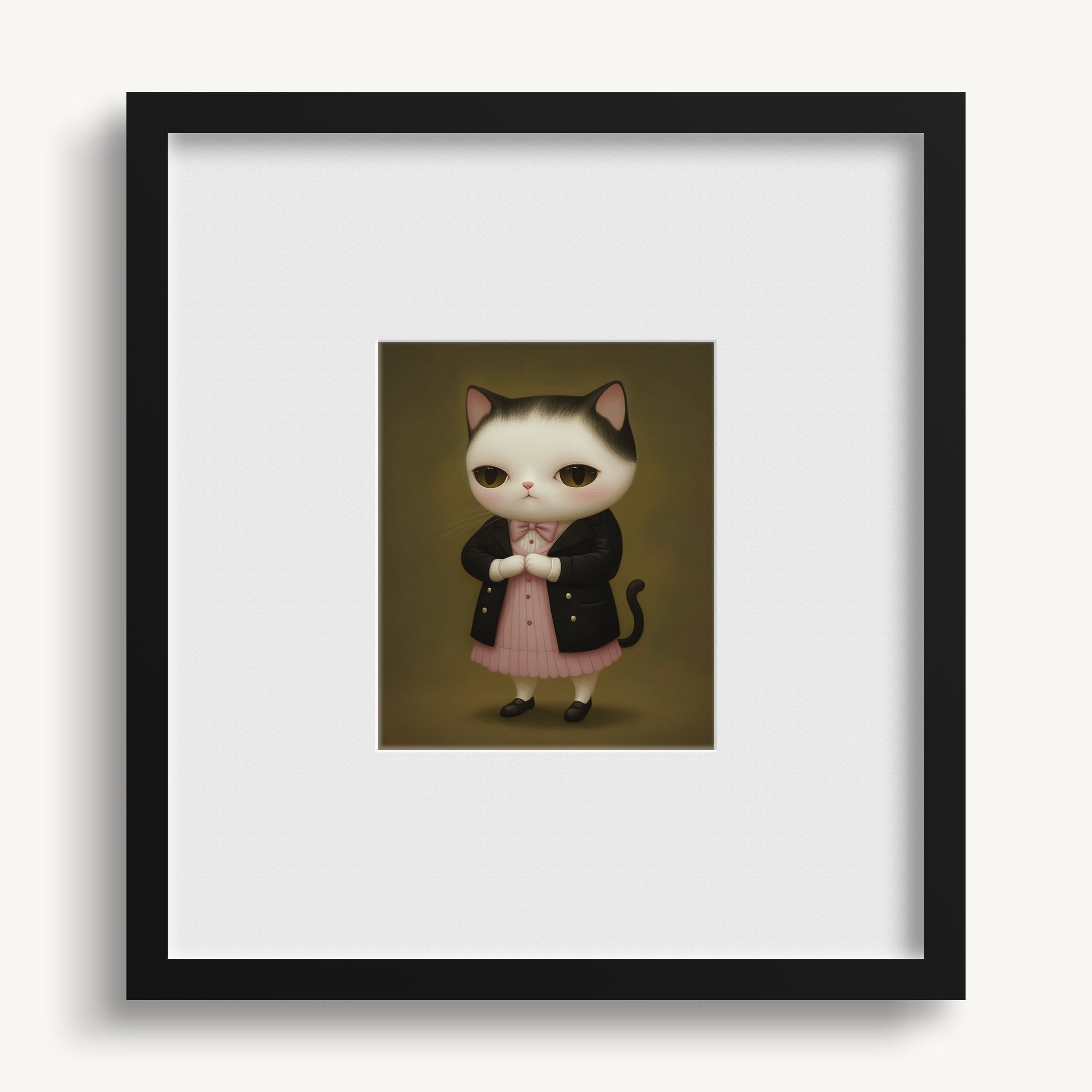 "CUTE CAT 5" Wall Art