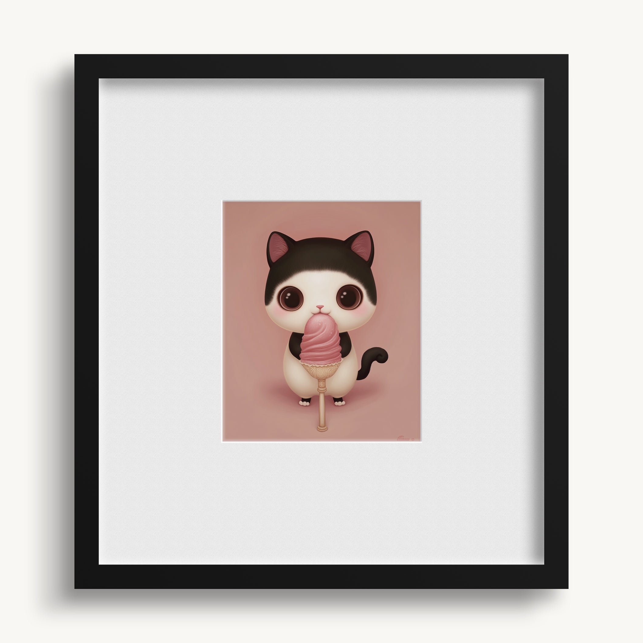 "CUTE CAT 6" Wall Art