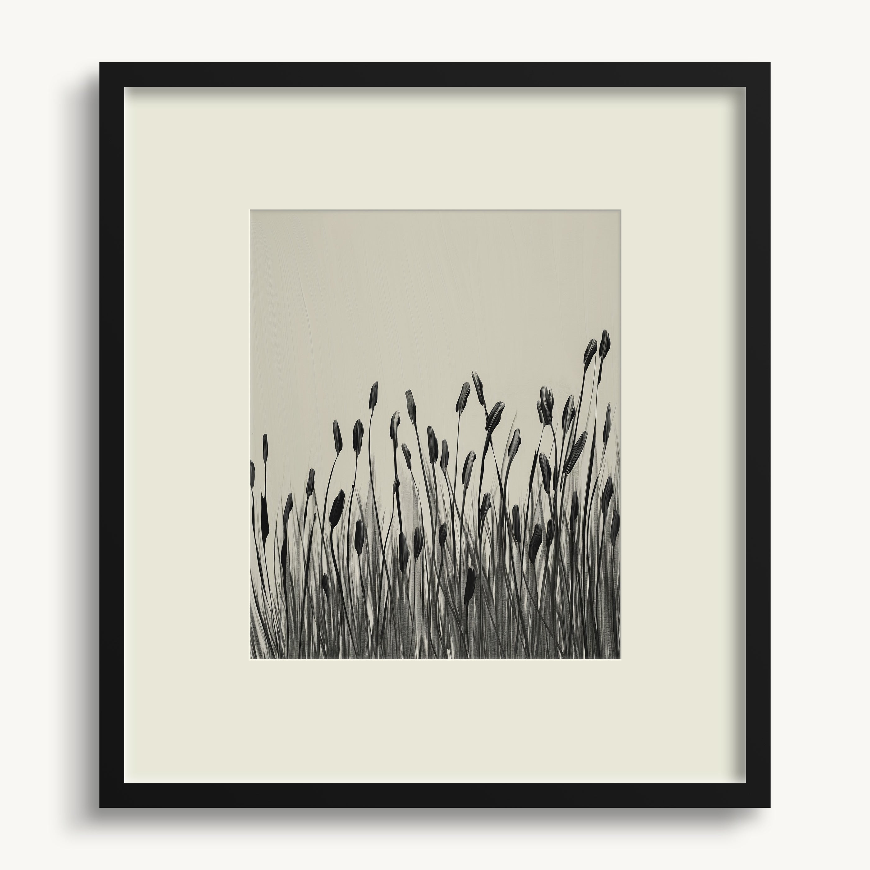 Silhouetted Grass WALL ART