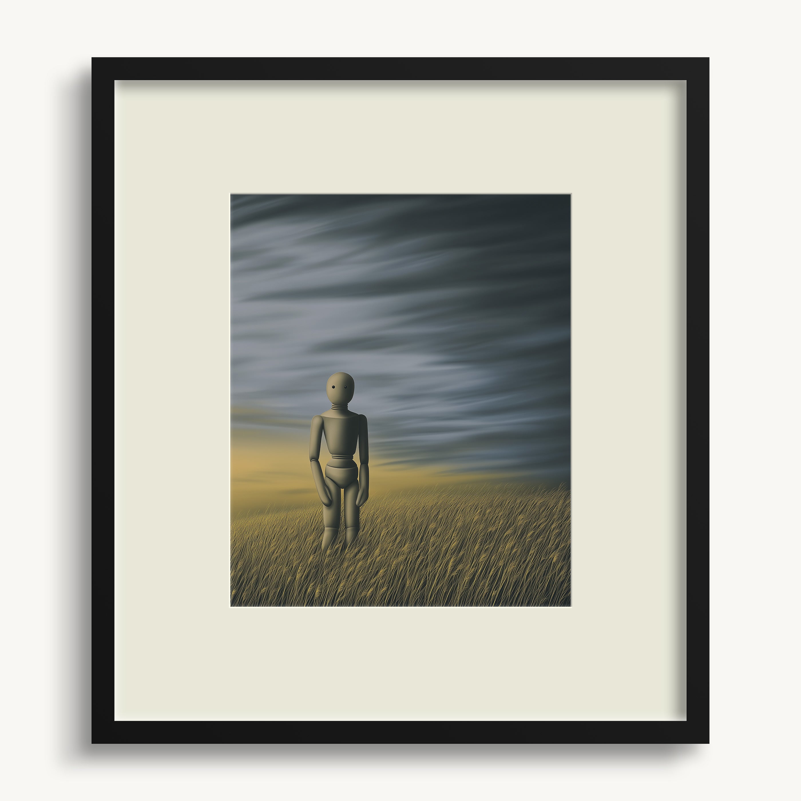 Nature's Solitude in Tall Grass WALL ART