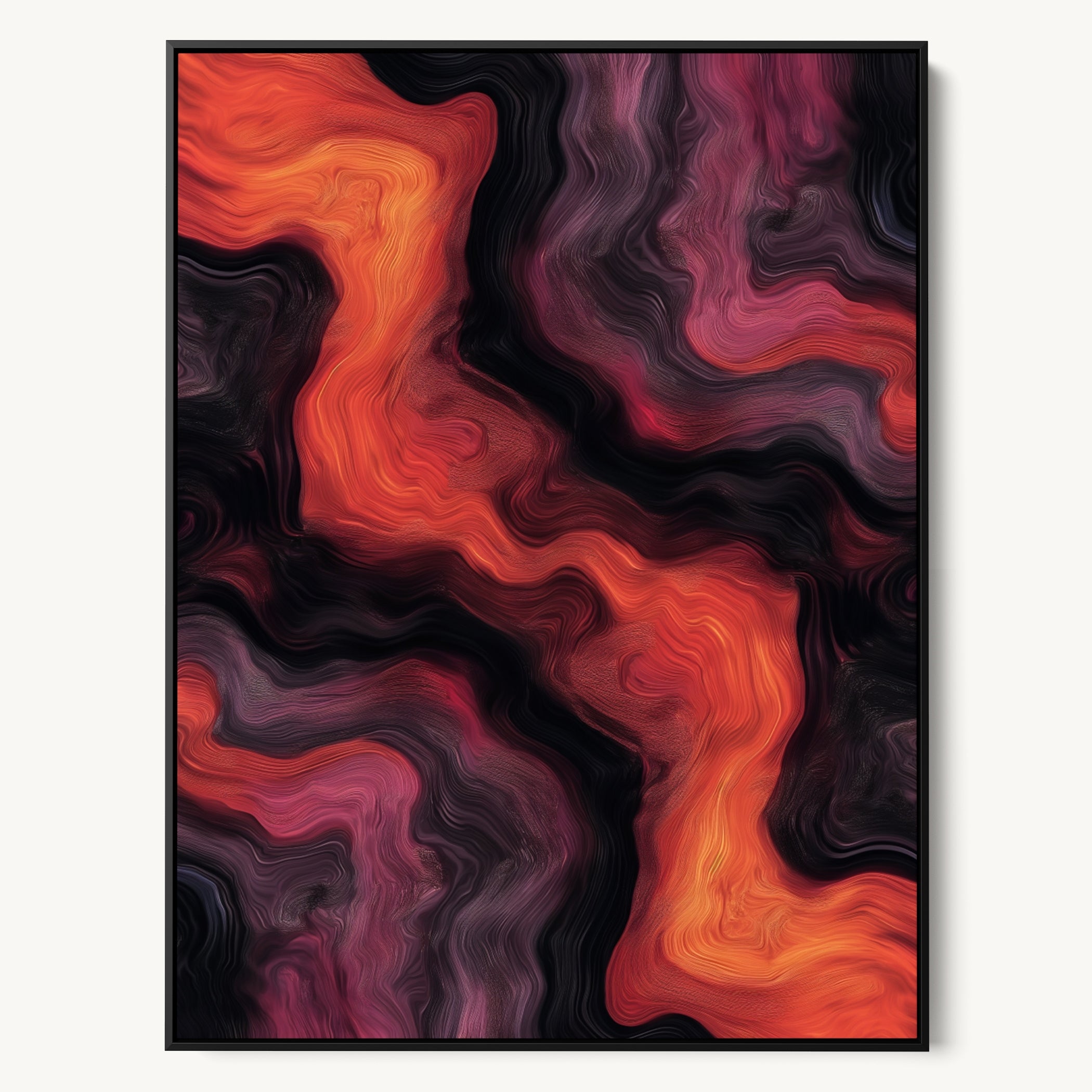 "WAVES OF PASSION" WALL ART 3x4