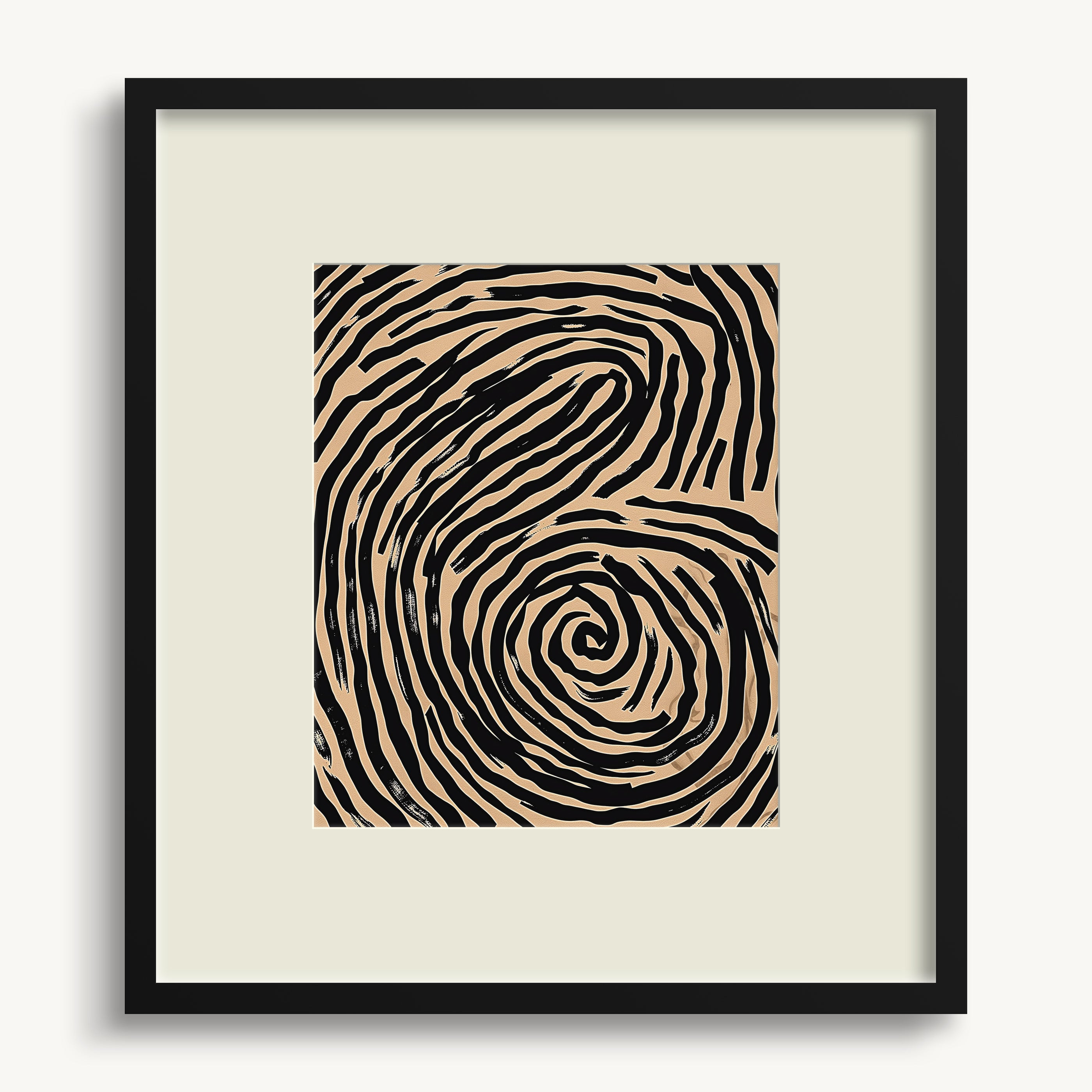 Abstract Fingerprint Pattern WALL ART