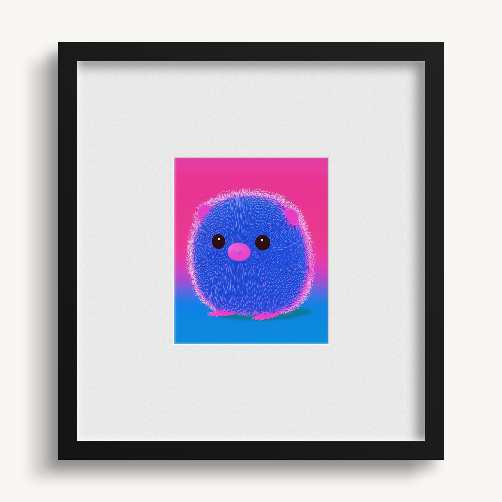 "FLUFFY CREATURE" Wall Art