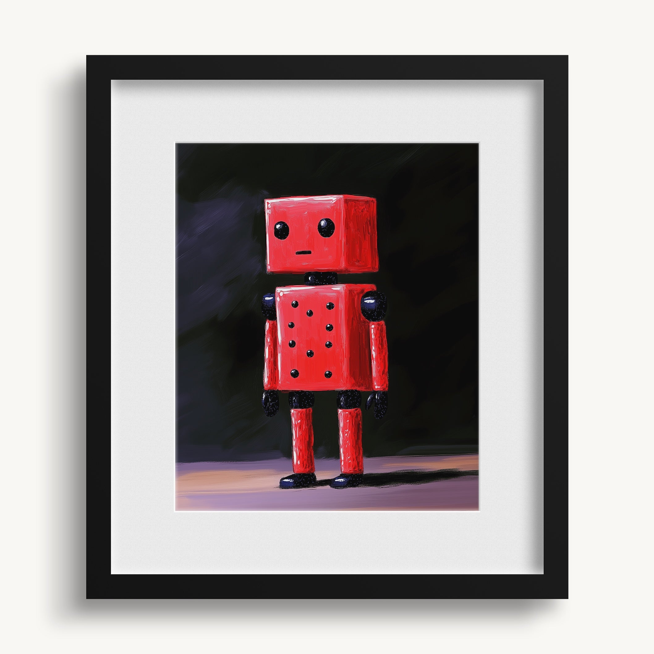 "RED BOT" WALL ART