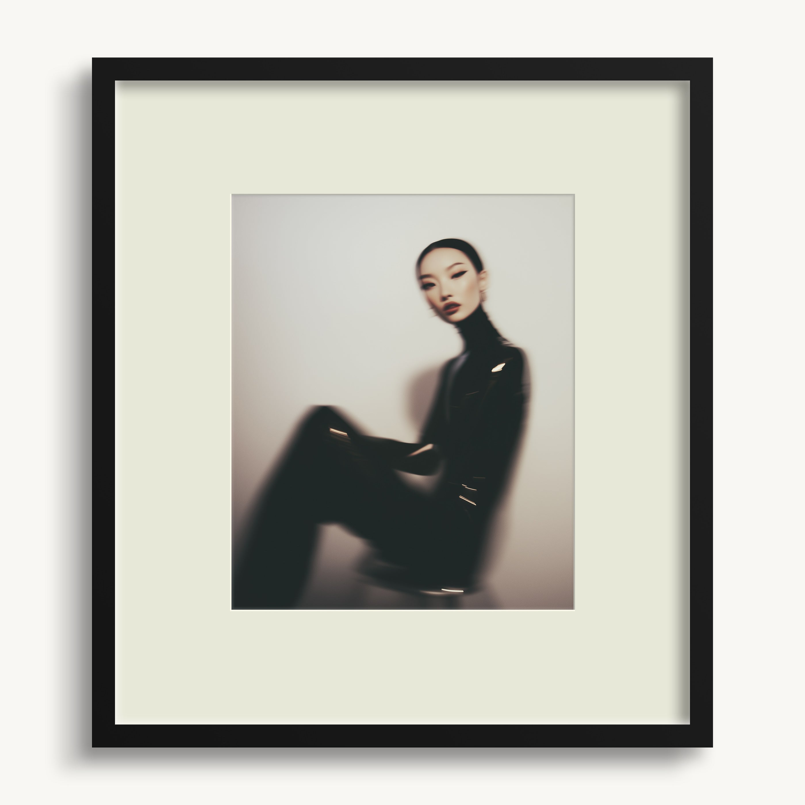 Poised Elegance Portrait WALL ART