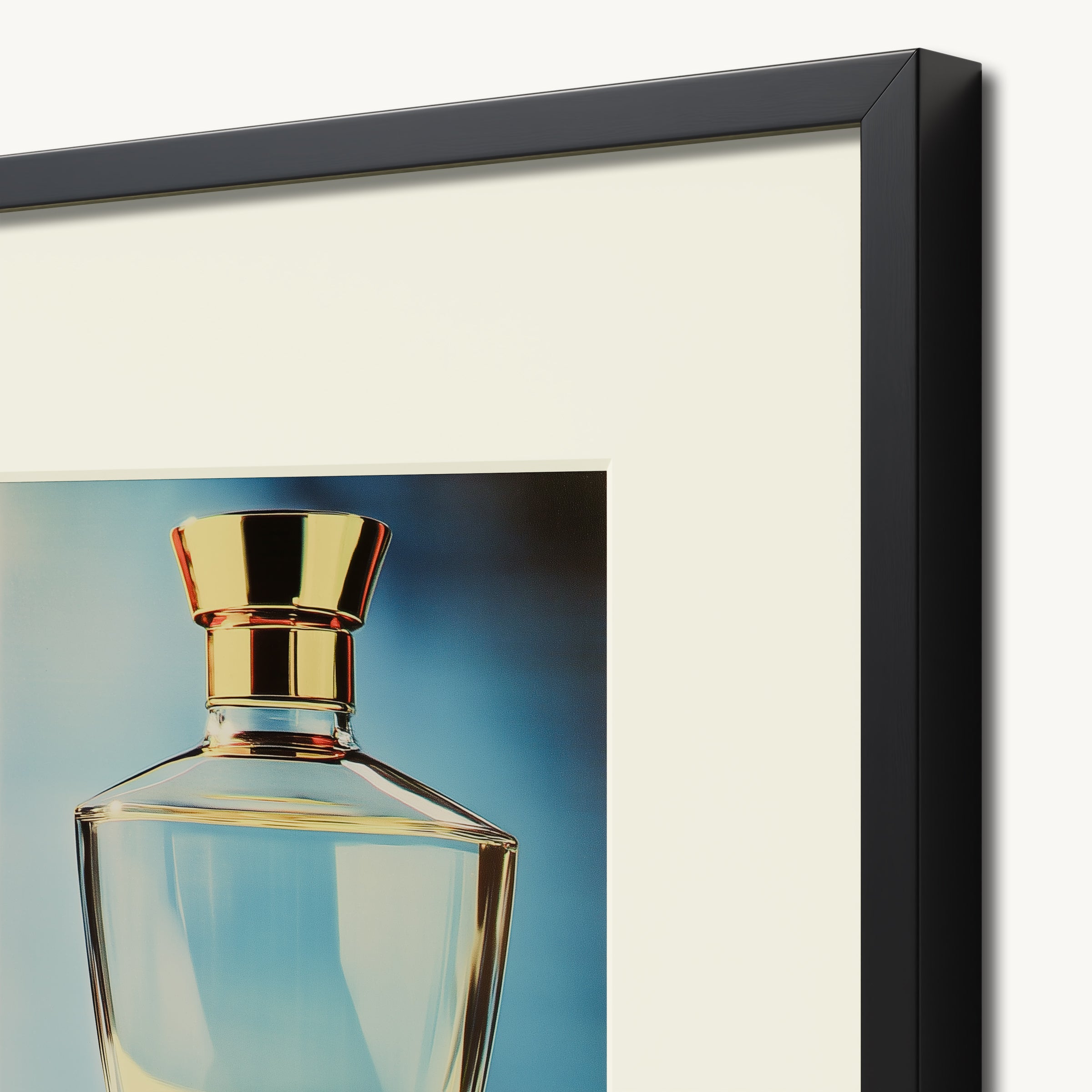 Golden Perfume Elegance WALL ART