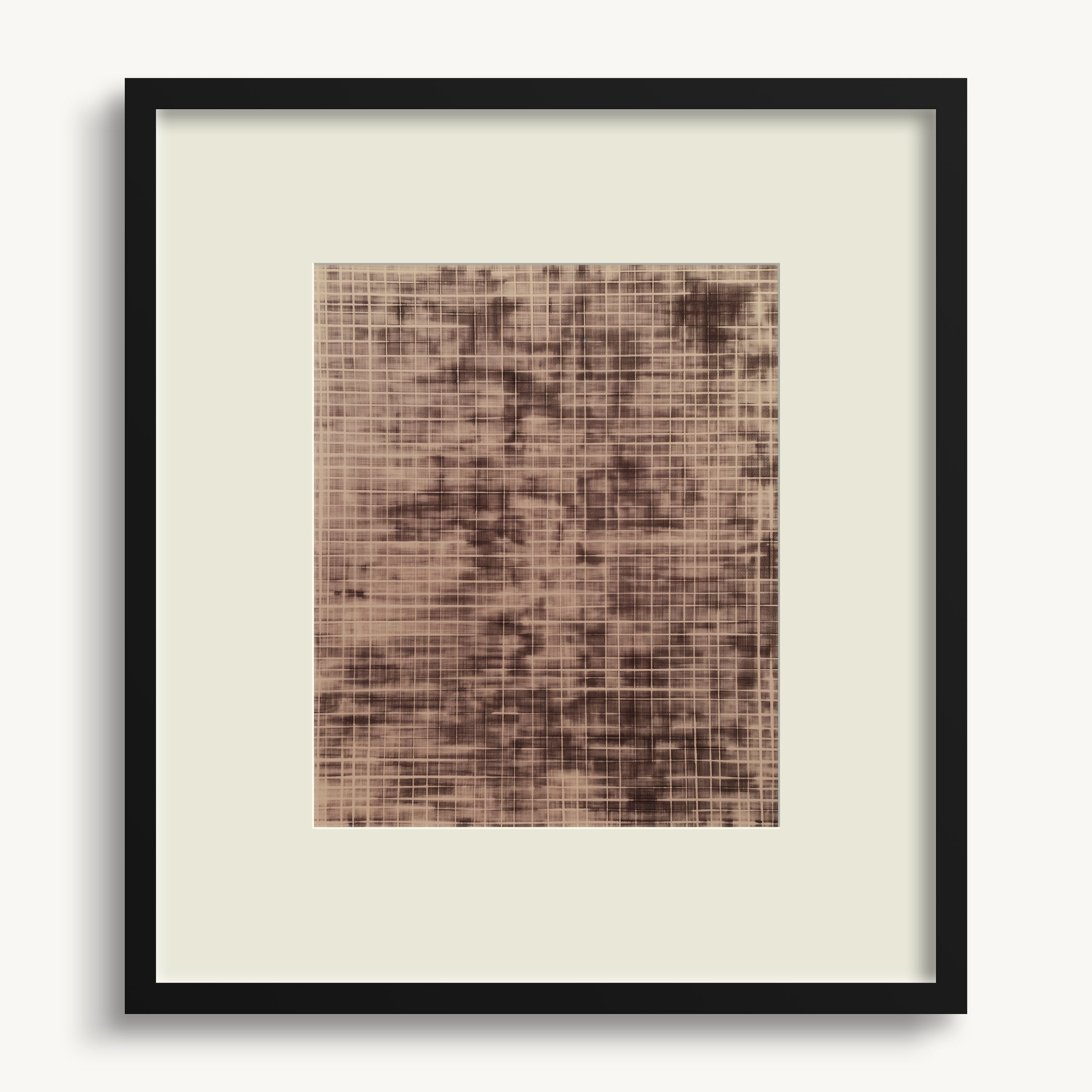 Textured Grid Pattern WALL ART