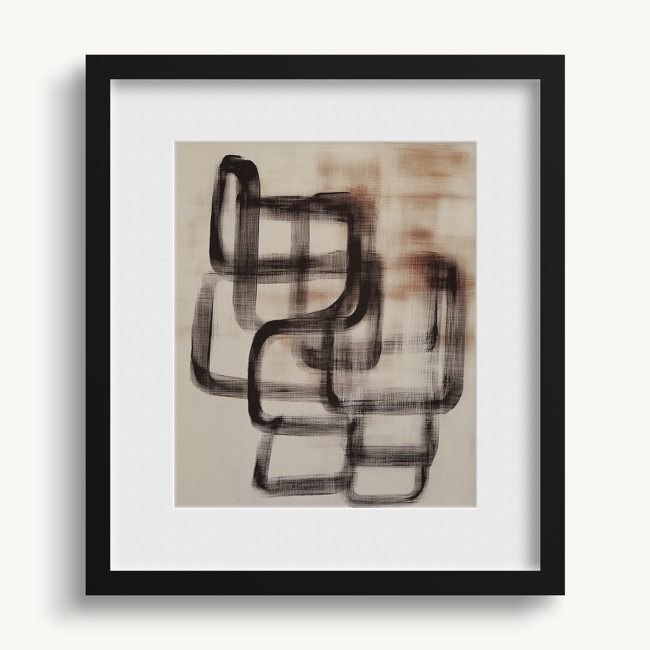 Blurred Overlapping Shapes WALL ART