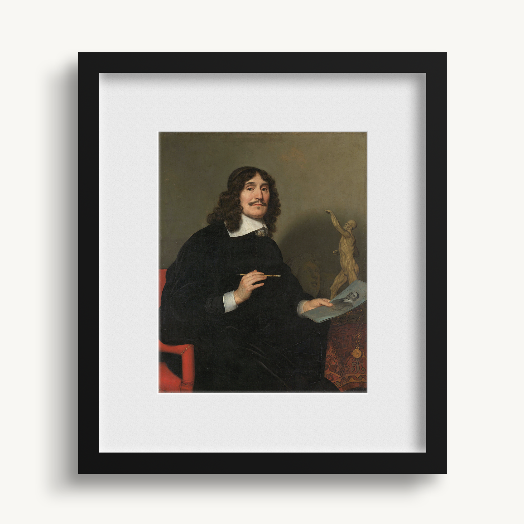 "Portrait of an Artist (1655)" WALL ART