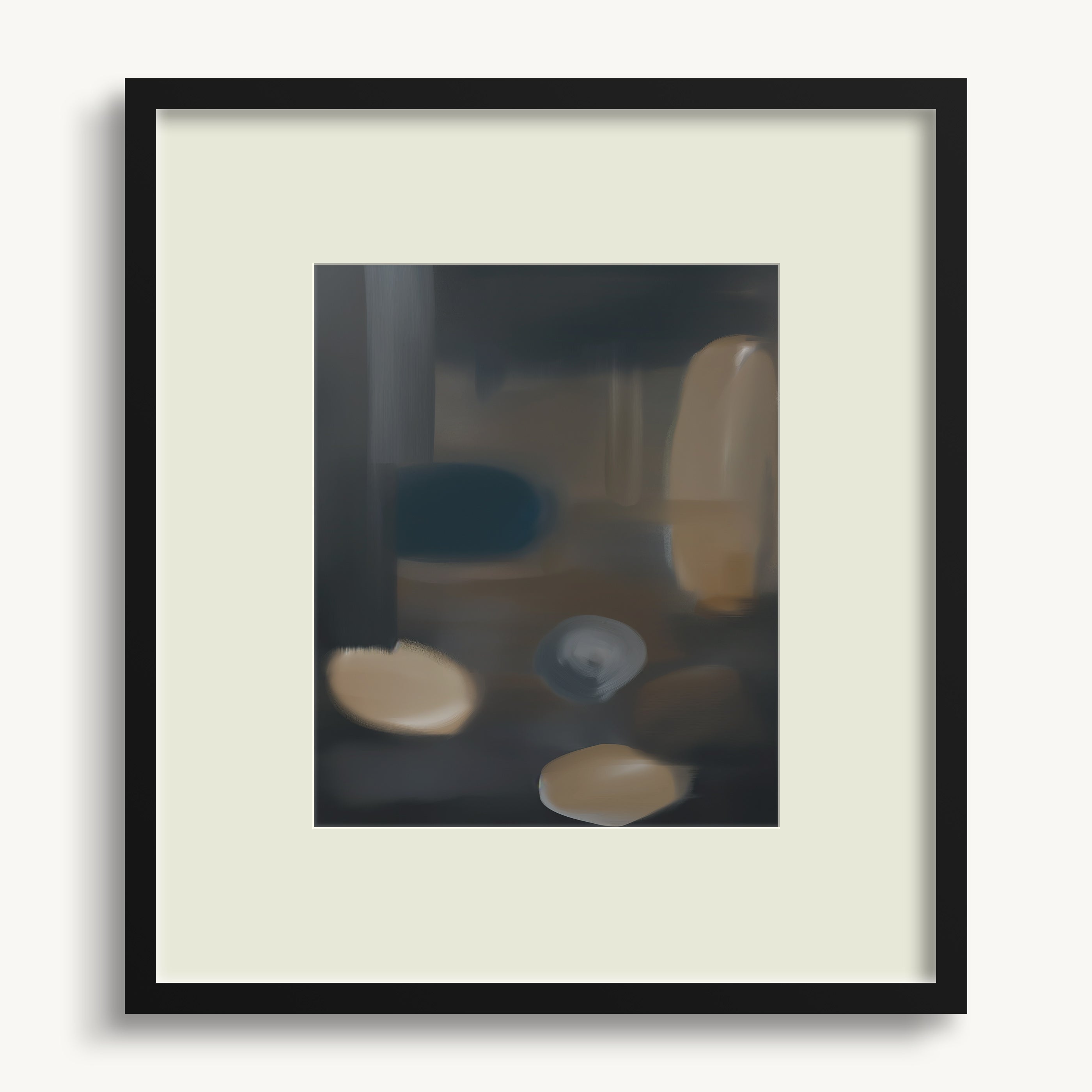 Abstract Blur with Circles WALL ART