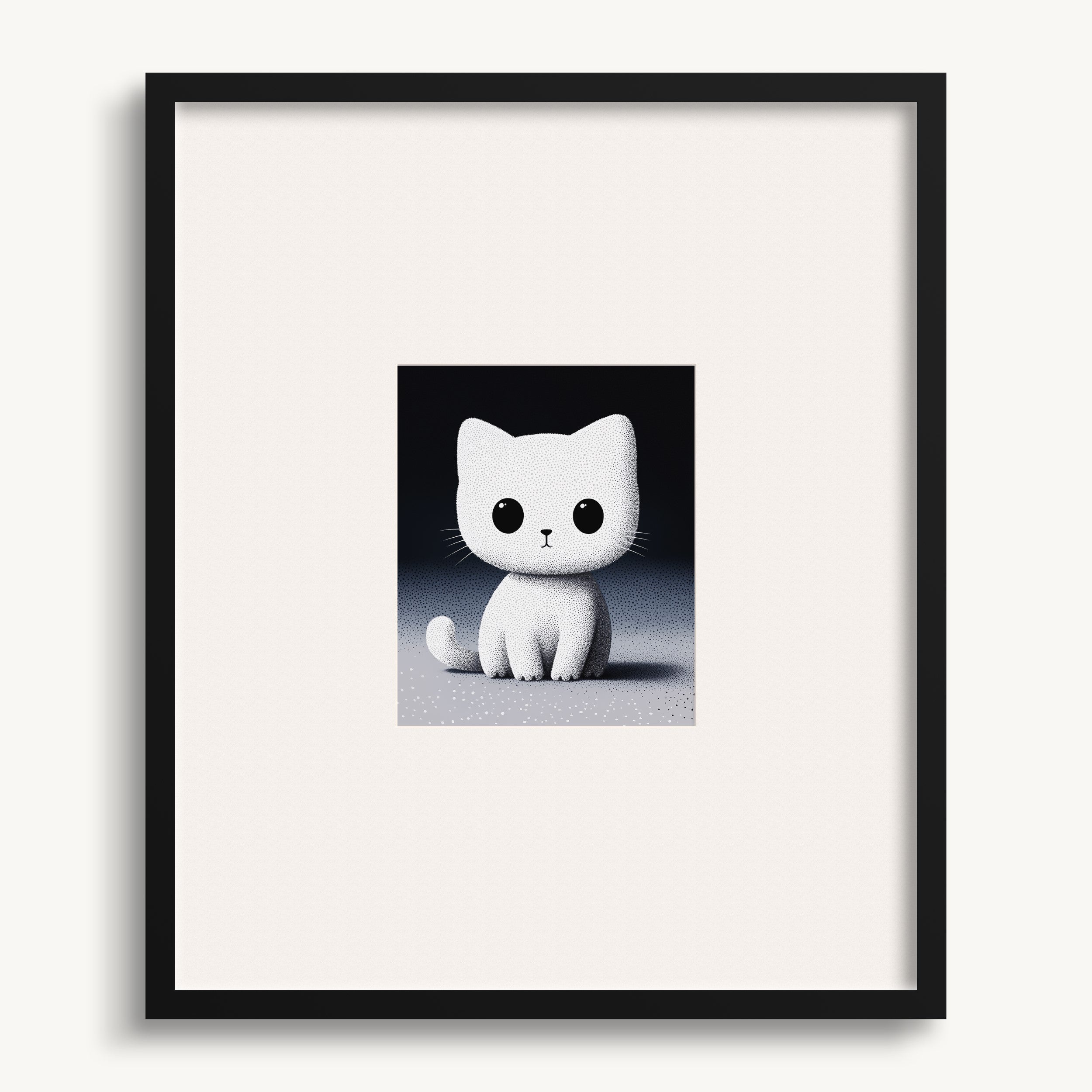 Cute Cartoon Cat WALL ART