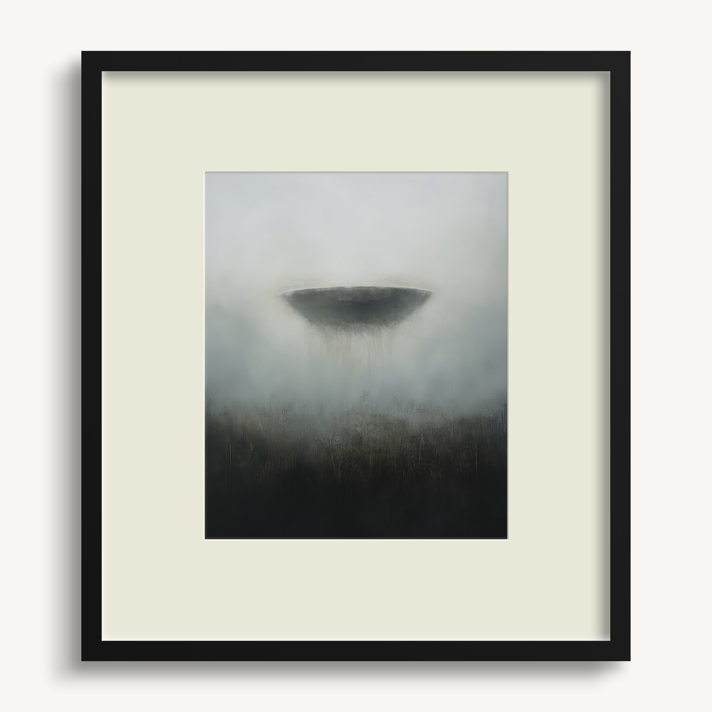 UFO in the Fog WALL ART