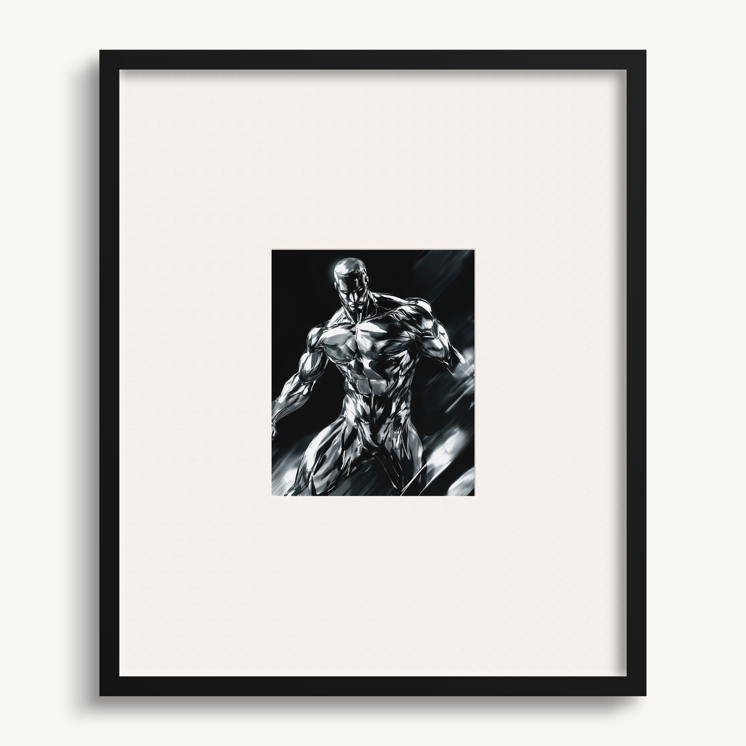 Muscular Humanoid Abstract WALL ART