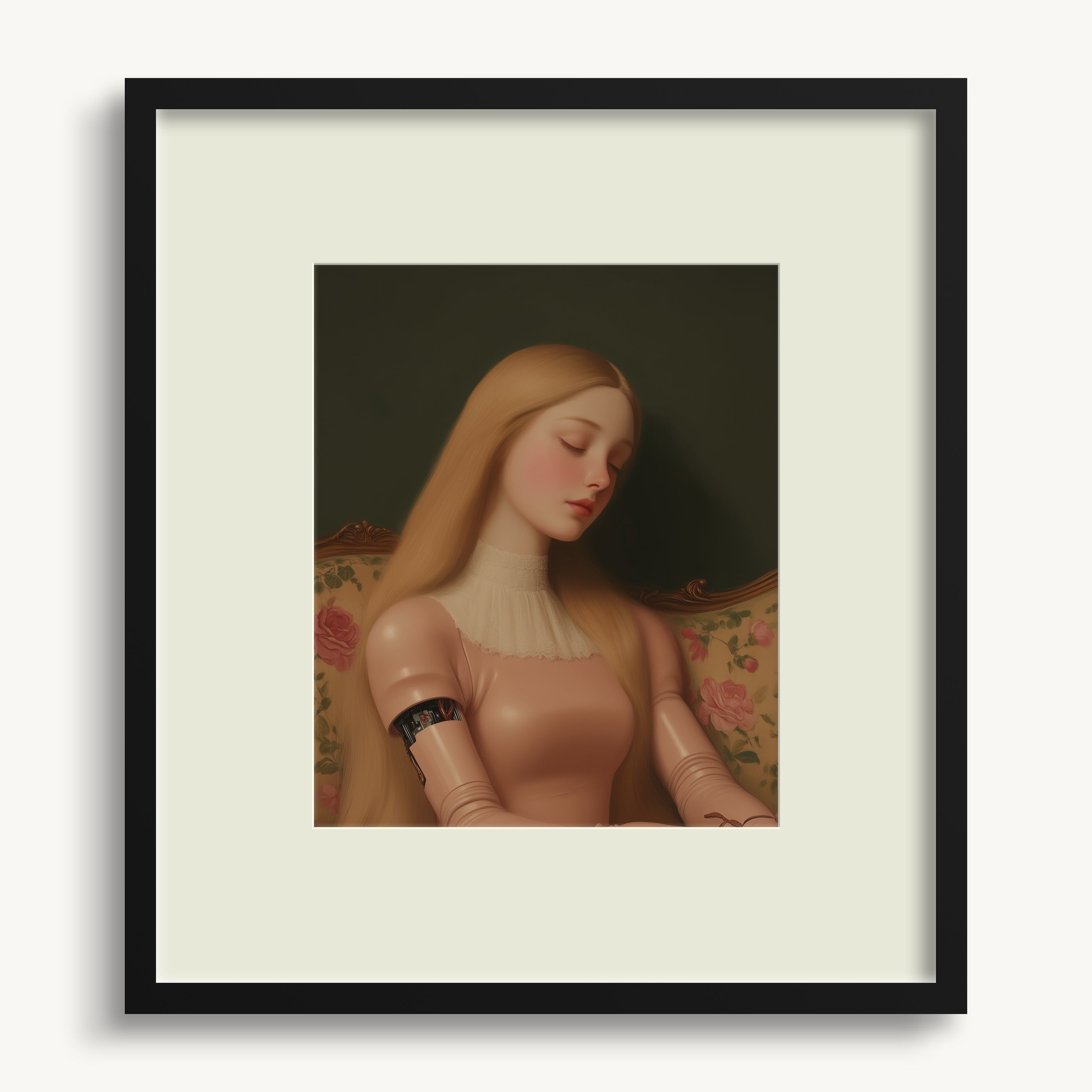 Lady in Pink Outfit WALL ART