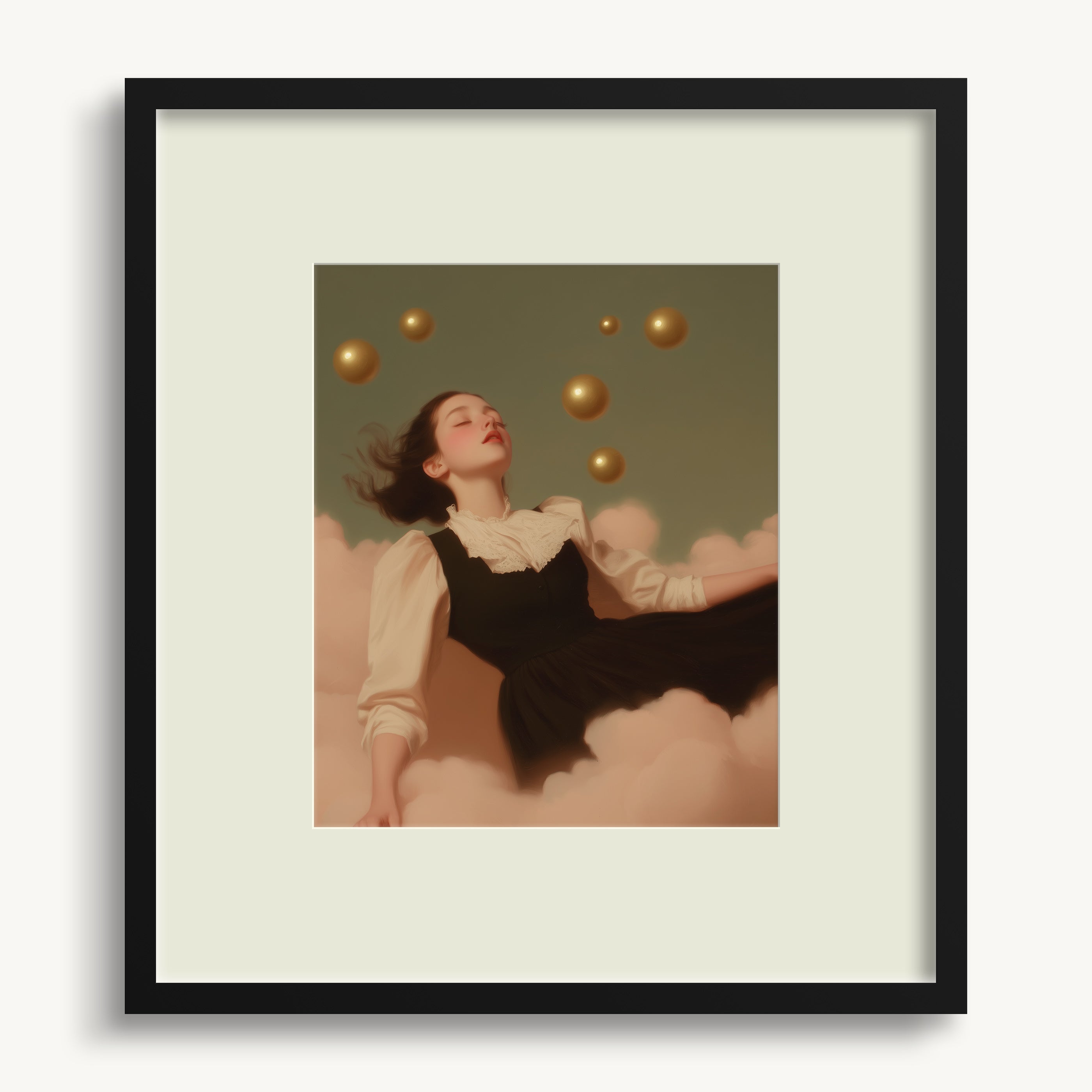 Girl in Clouds WALL ART