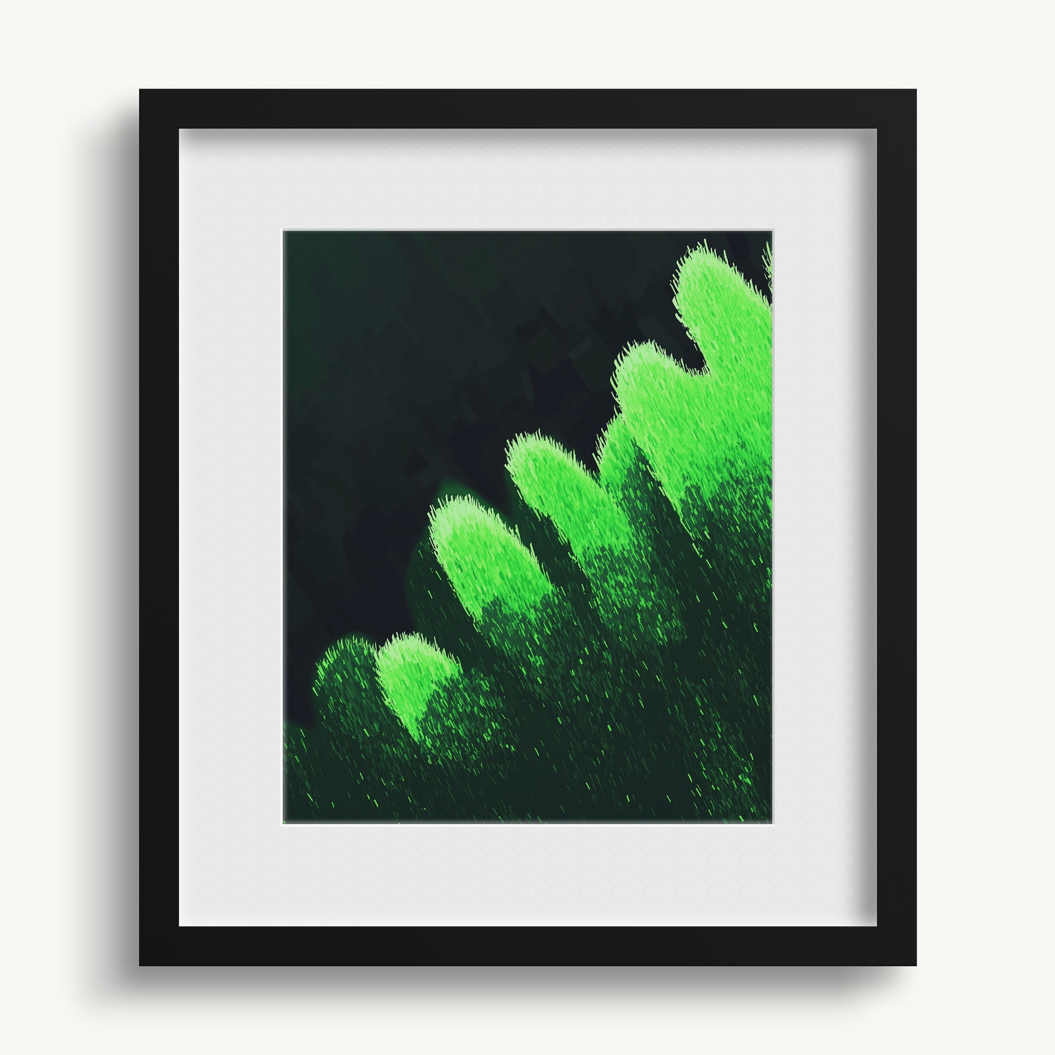 Green Organic Texture WALL ART