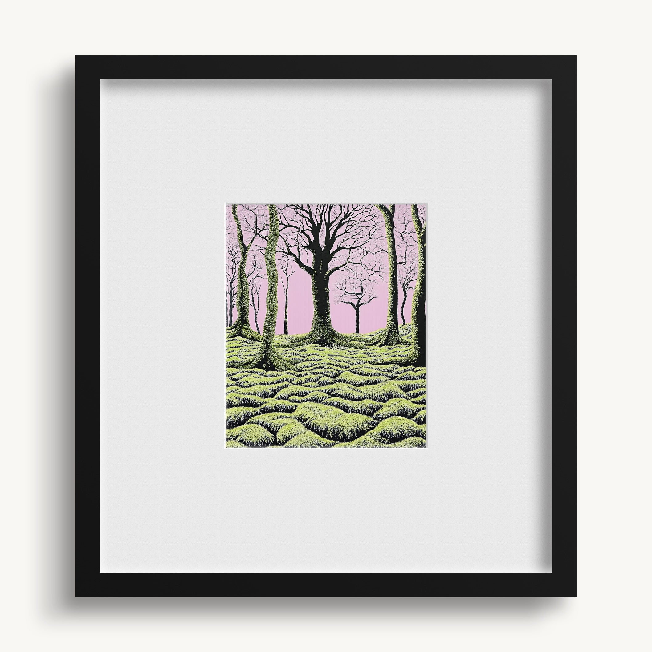 "GREEN FOREST" WALL ART