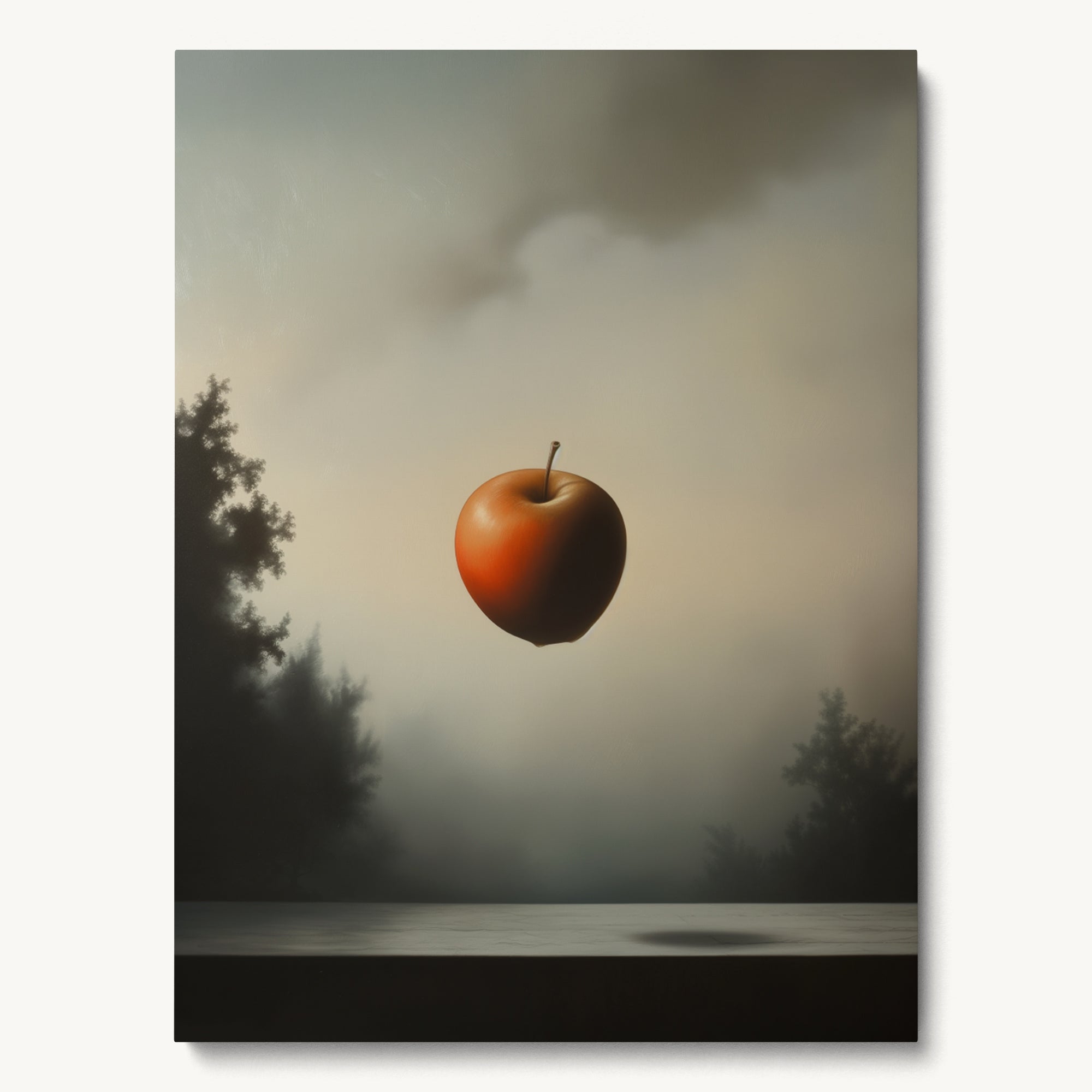 "FLOATING APPLE" WALL ART 3x4