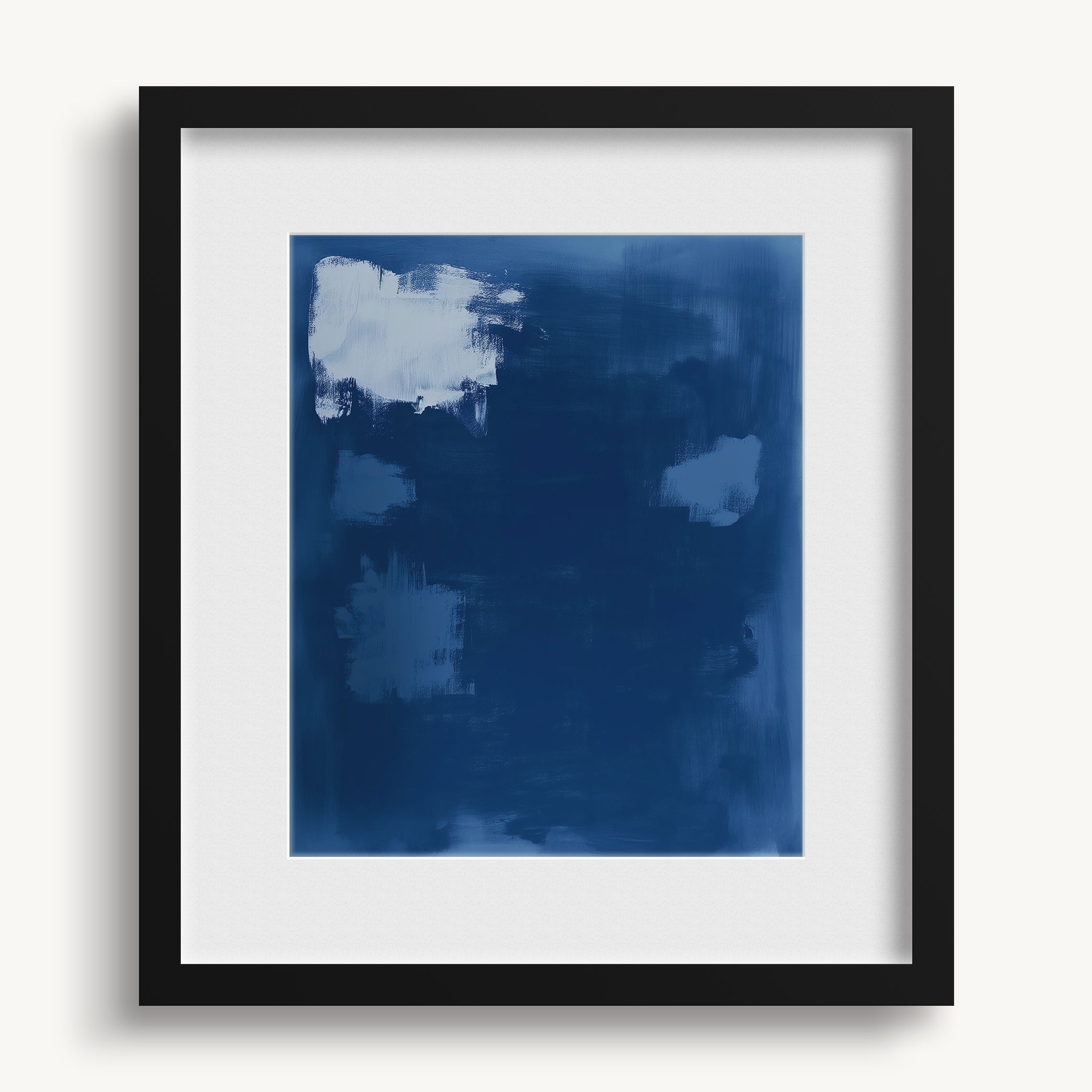 "VIVID BLUE 2" WALL ART