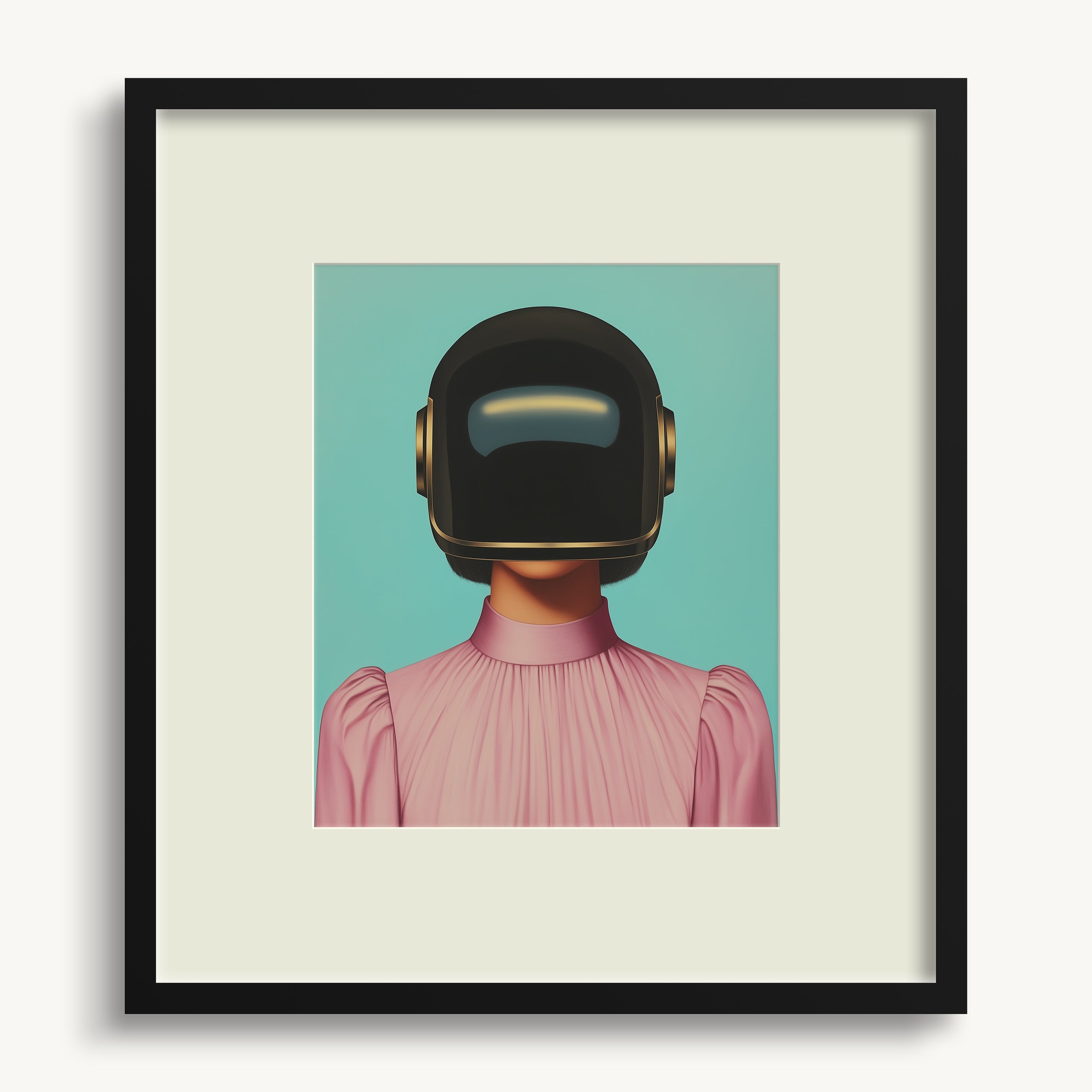 Futuristic Helmet WALL ART