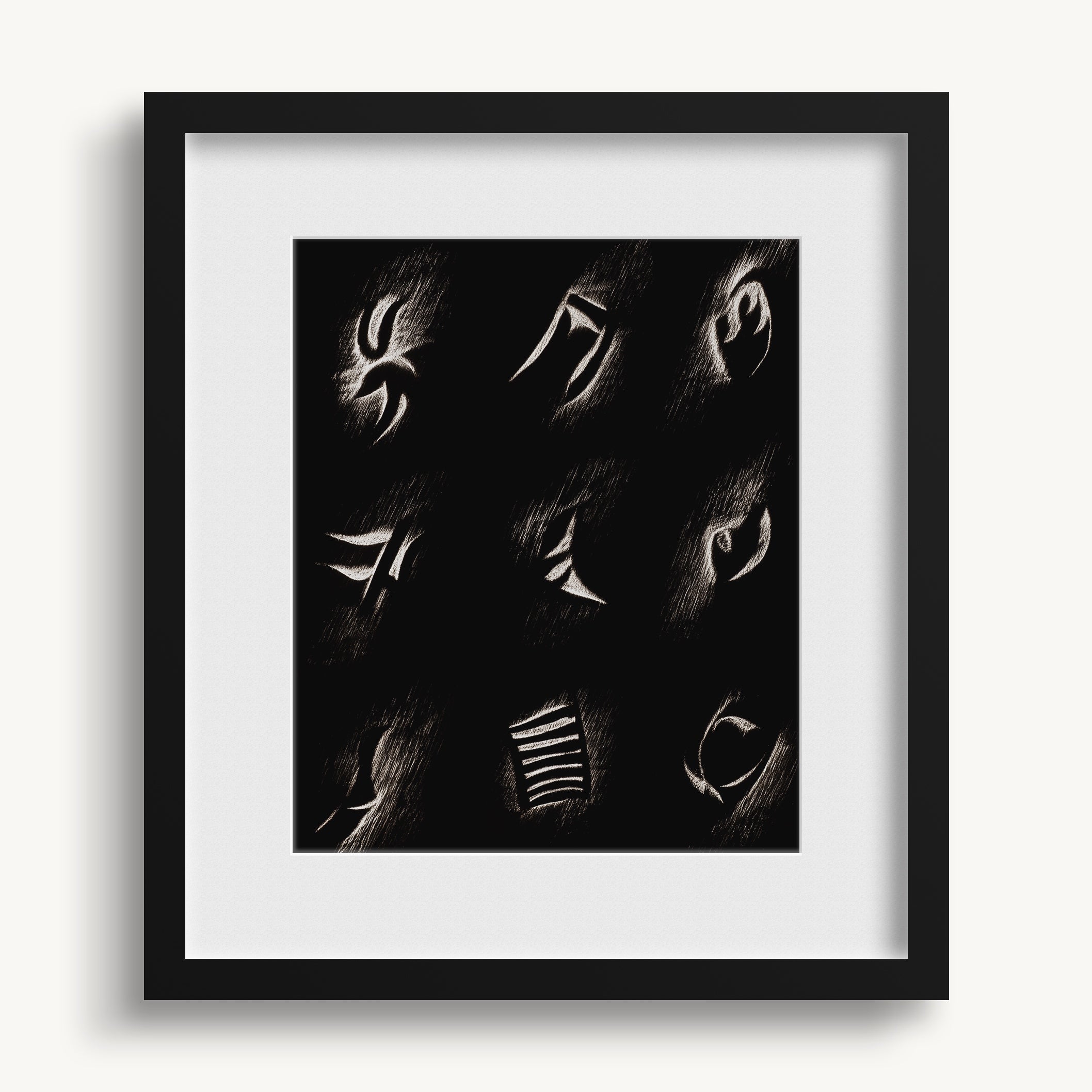 Illuminated Symbols WALL ART