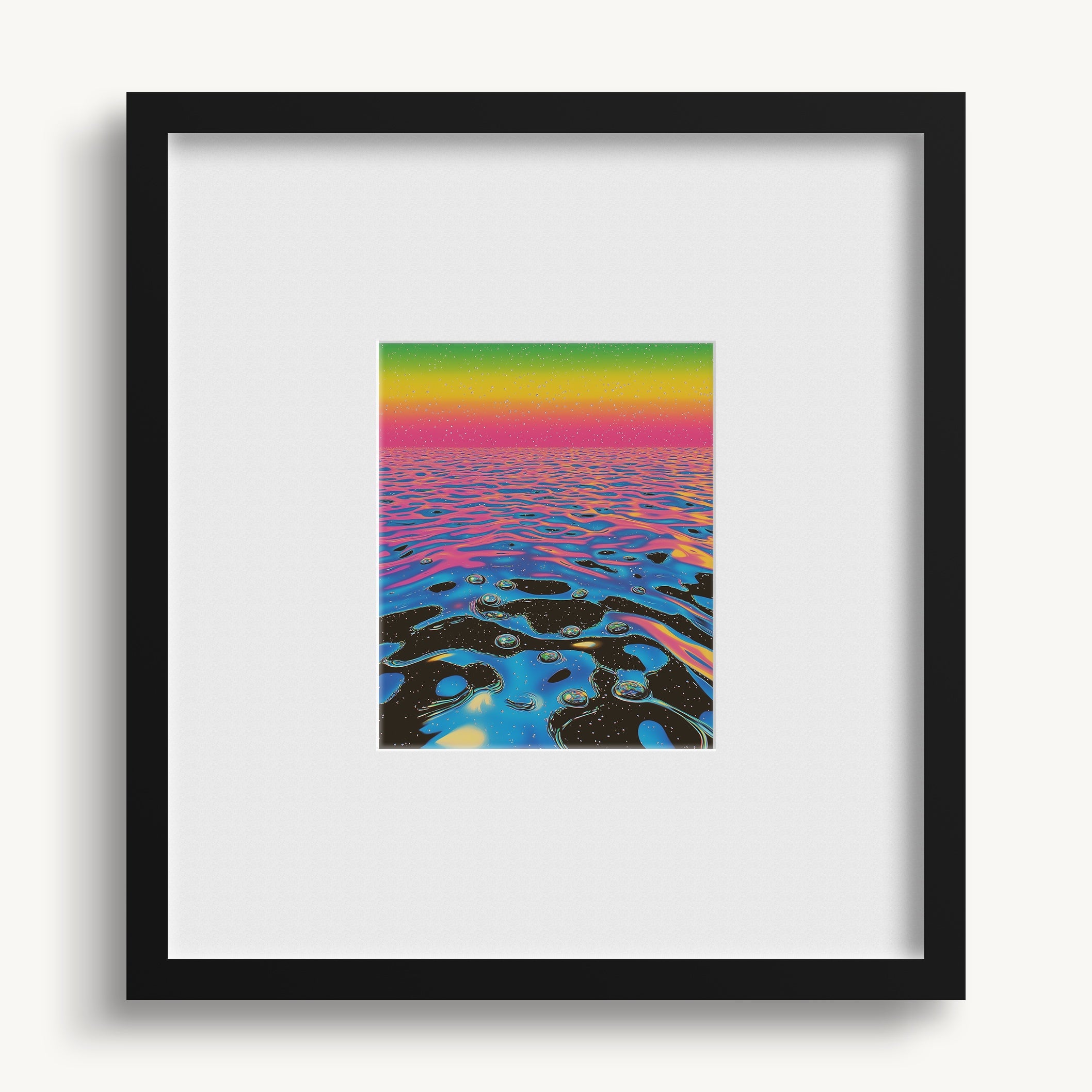 "COLORFUL WATER" WALL ART