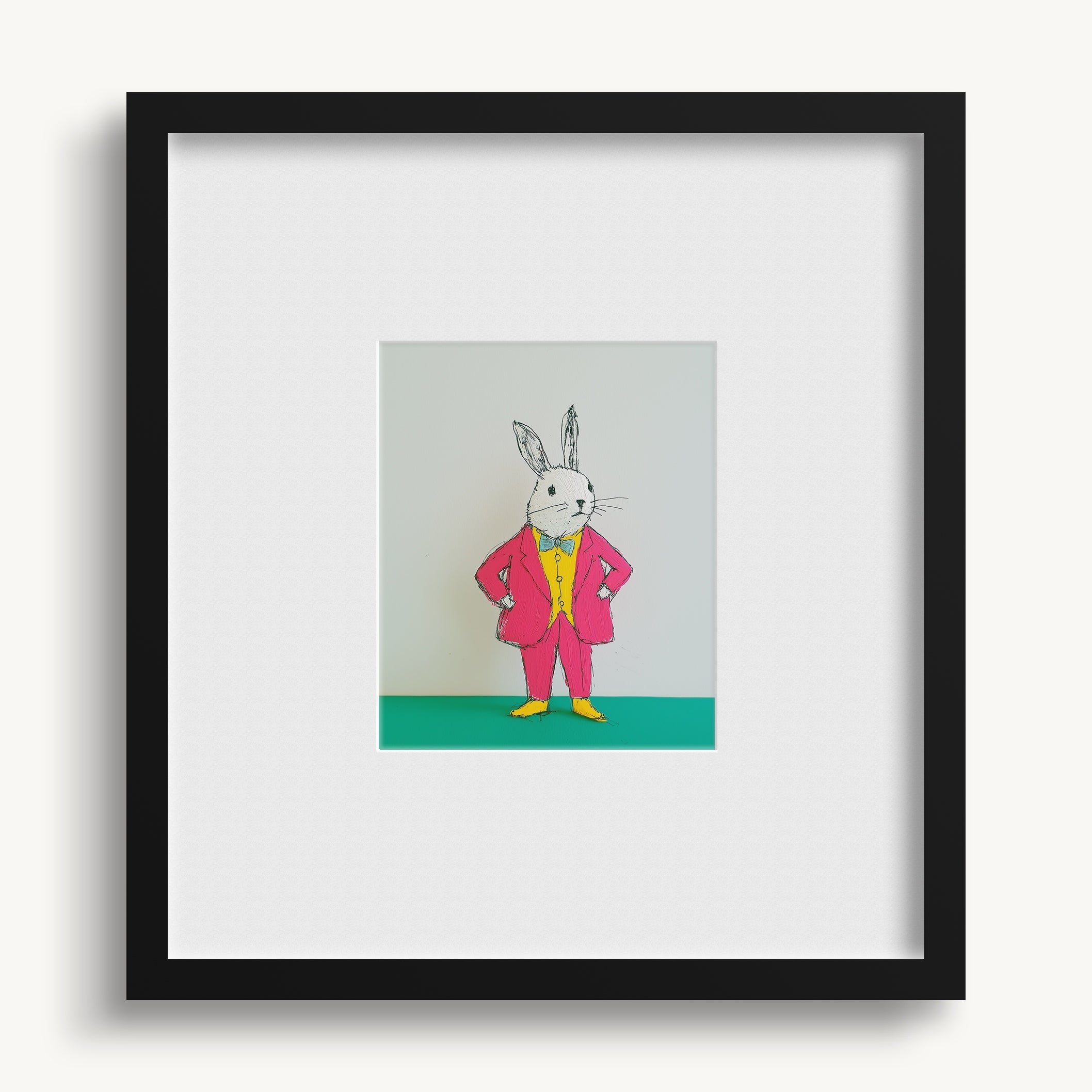 "MR RABBIT" WALL ART