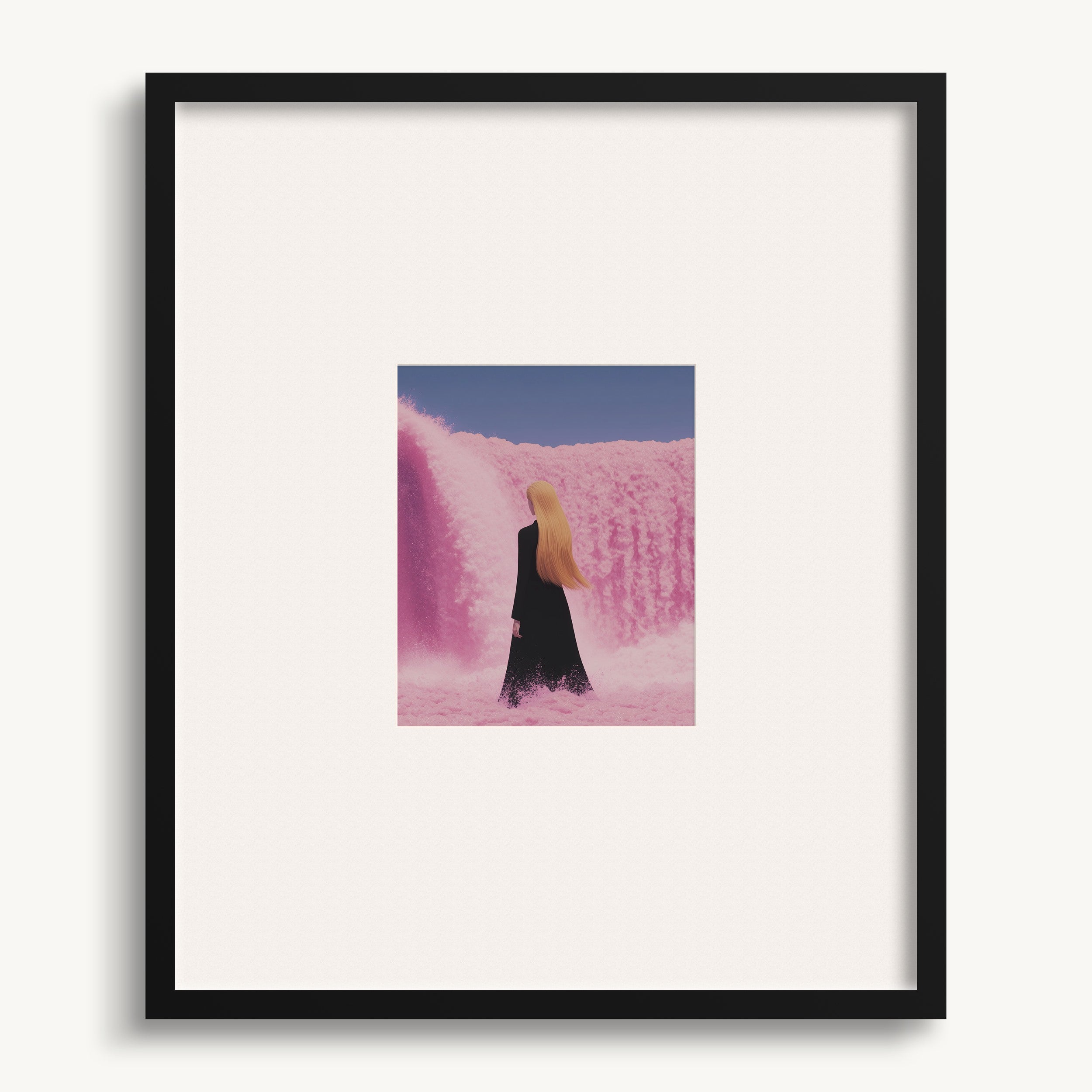 Waterfall Dream in Pink WALL ART