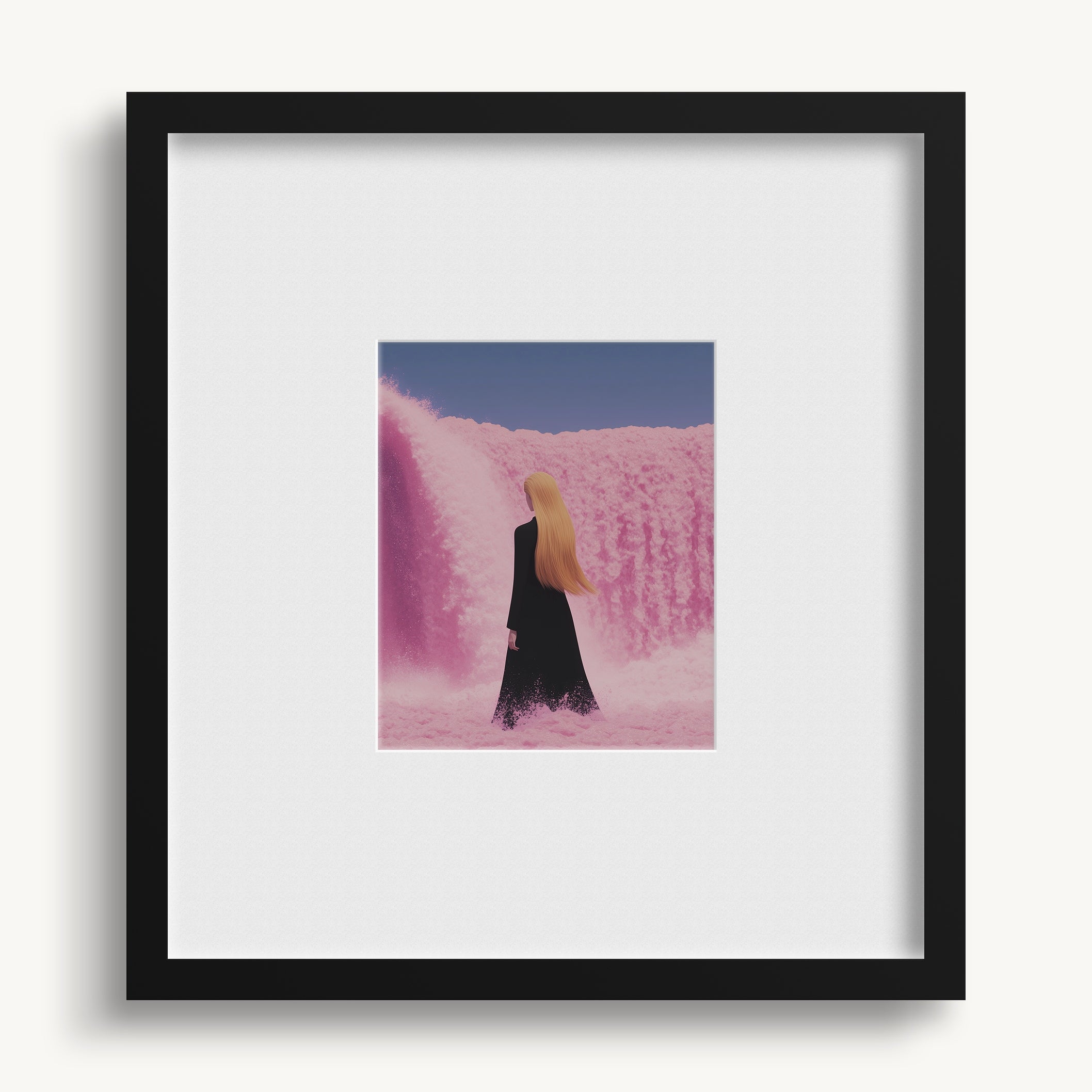 "PINK GIRL" WALL ART