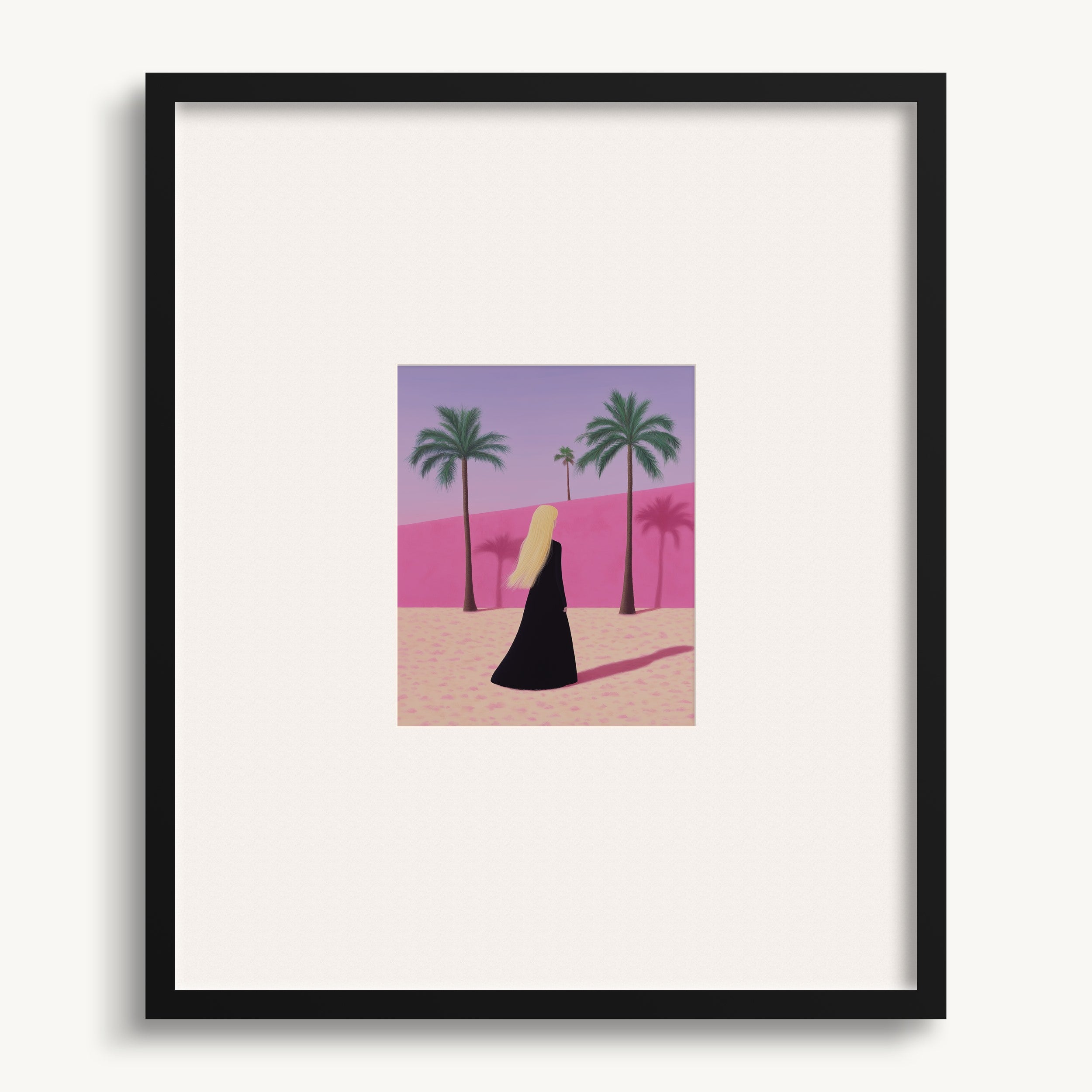 Desert Princess in Pink WALL ART