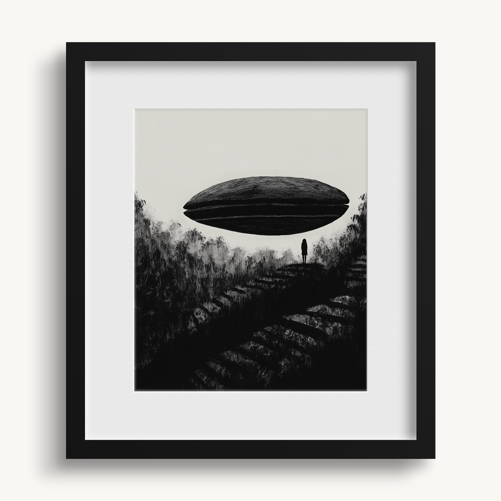 Oval in Sky WALL ART